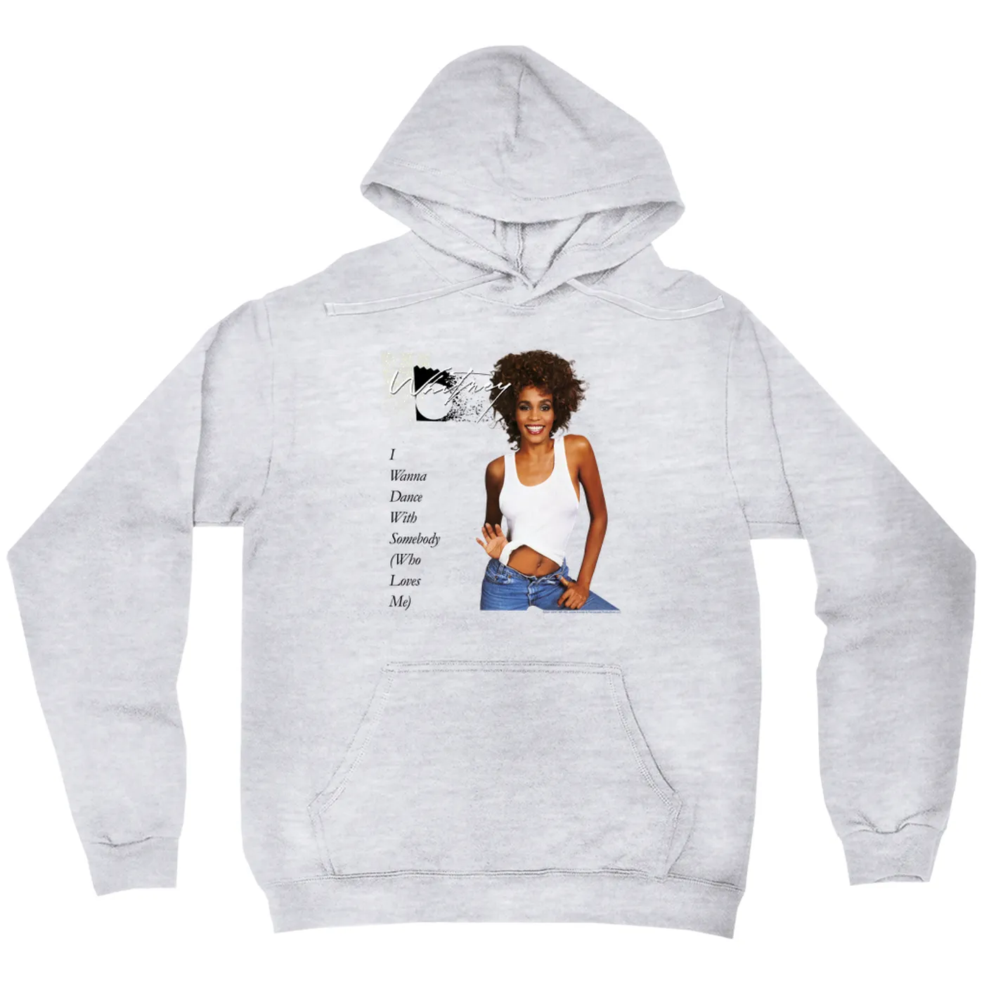 Whitney Houston Hoodie | I Wanna Dance With Somebody Album Cover Whitney Houston Hoodie