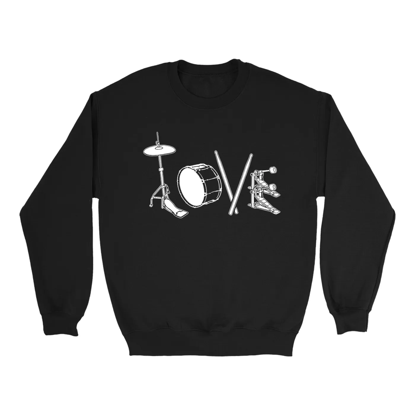 Merchbar Music Life Sweatshirt | Drum Love Merchbar Music Life Sweatshirt