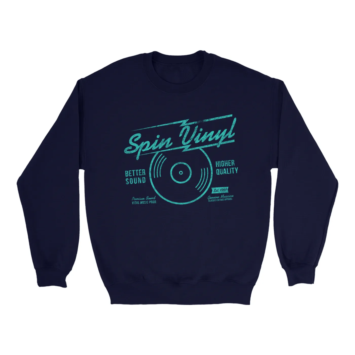 Merchbar Music Life Sweatshirt | Spin Vinyl Merchbar Music Life Sweatshirt