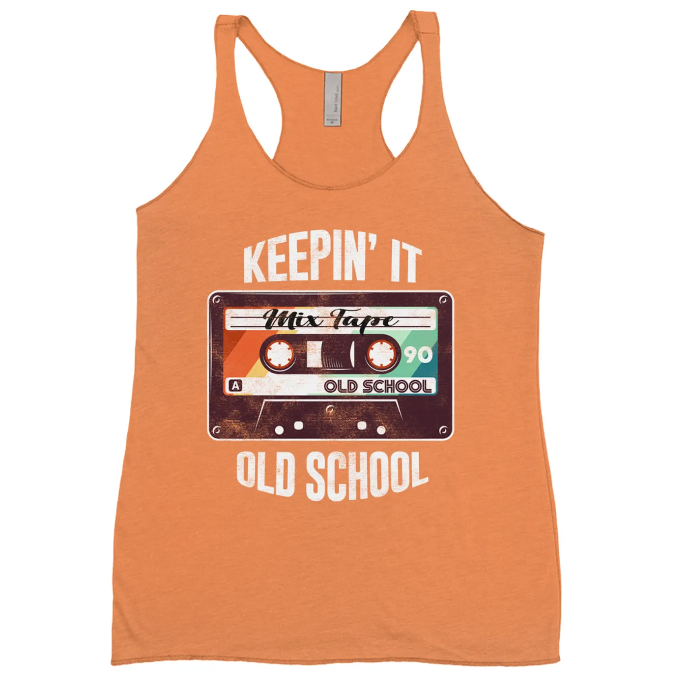 Merchbar Music Life Ladies' Tank Top | Keepin' It Old School Merchbar Music Life Shirt