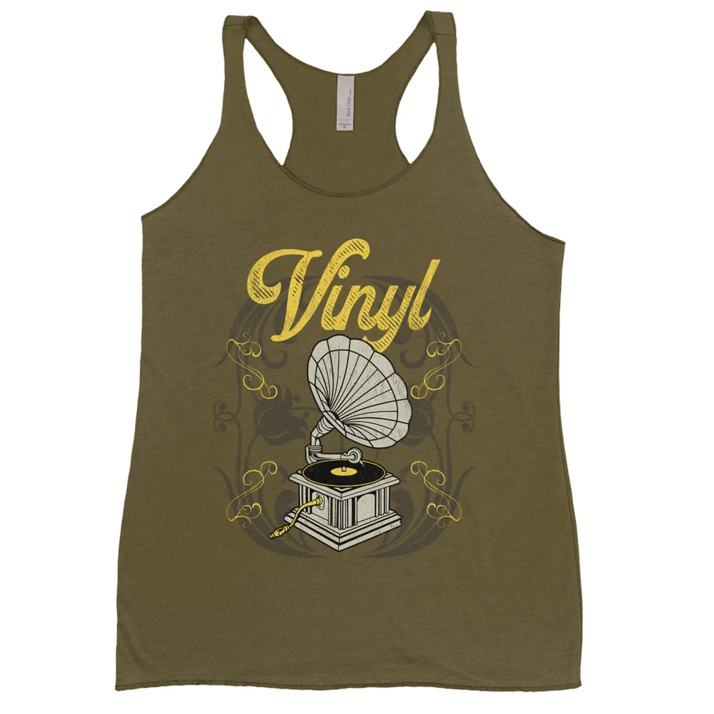 Merchbar Music Life Ladies' Tank Top | Only Vintage Vinyl Merchbar Music Life Shirt