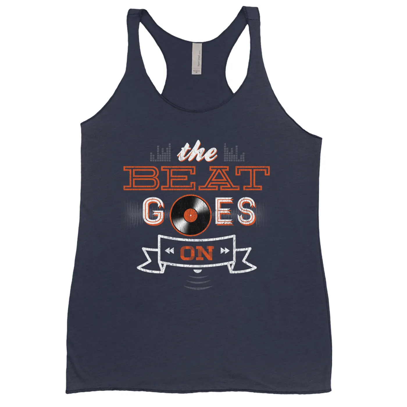 Merchbar Music Life Ladies' Tank Top | The Beat Goes On Merchbar Music Life Shirt