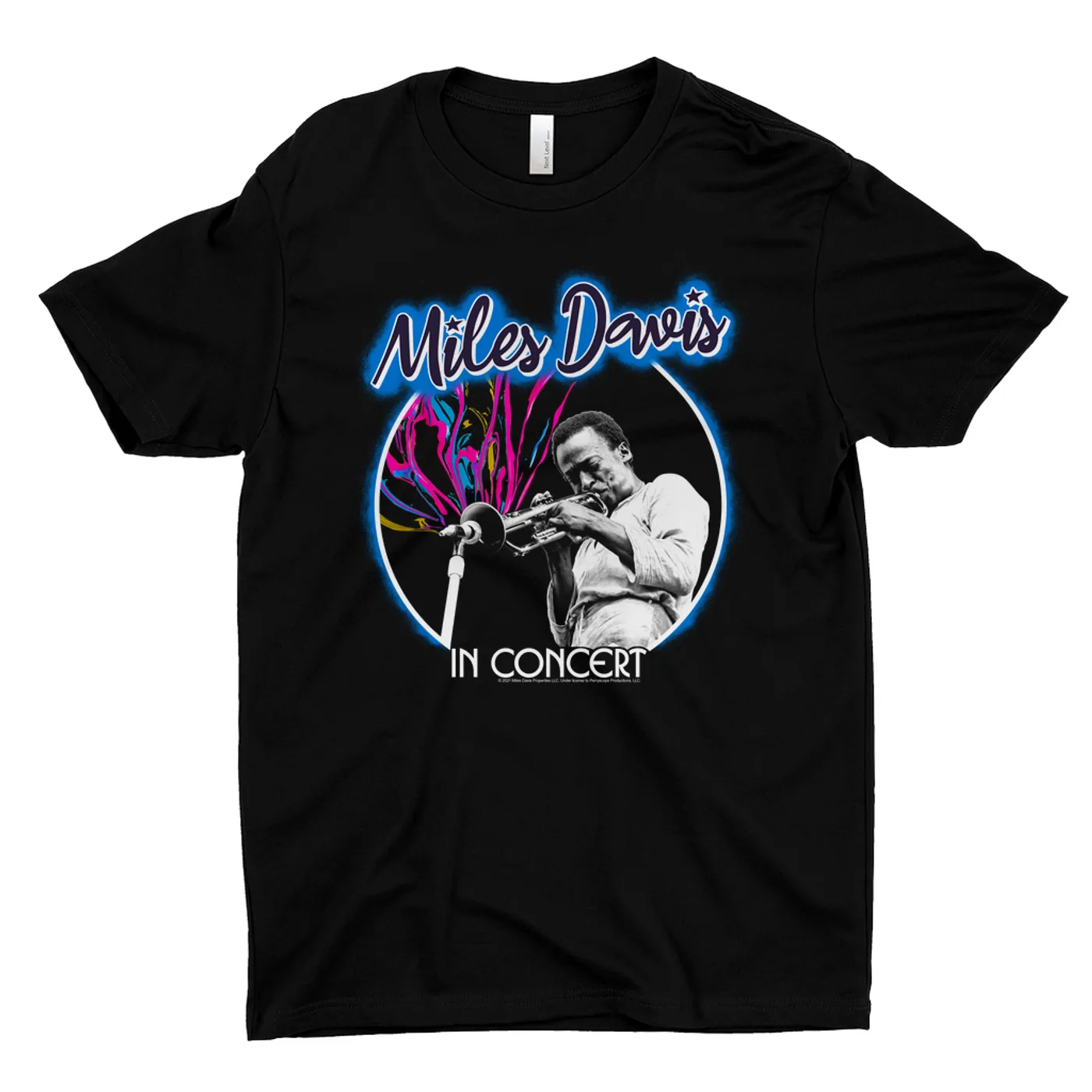 Miles Davis T-Shirt | Miles In Concert Colorful Design Miles Davis Shirt