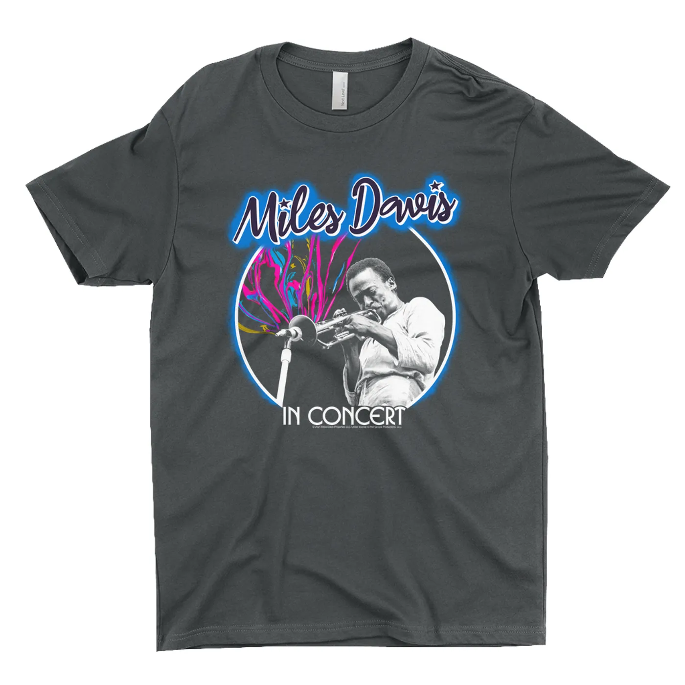 Miles Davis T-Shirt | Miles In Concert Colorful Design Miles Davis Shirt