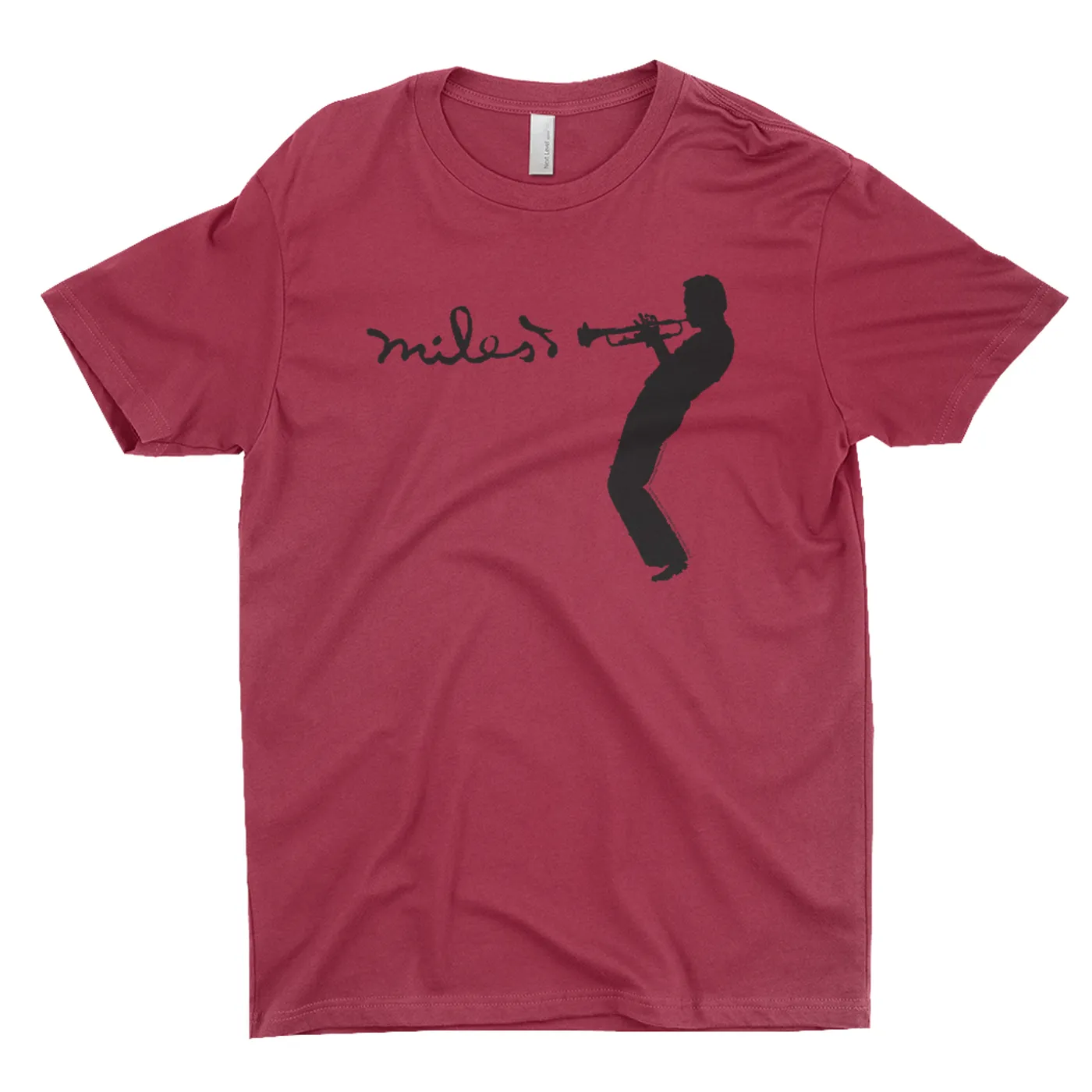 Miles Davis T-Shirt | Miles Playing Trumpet Logo Miles Davis Shirt