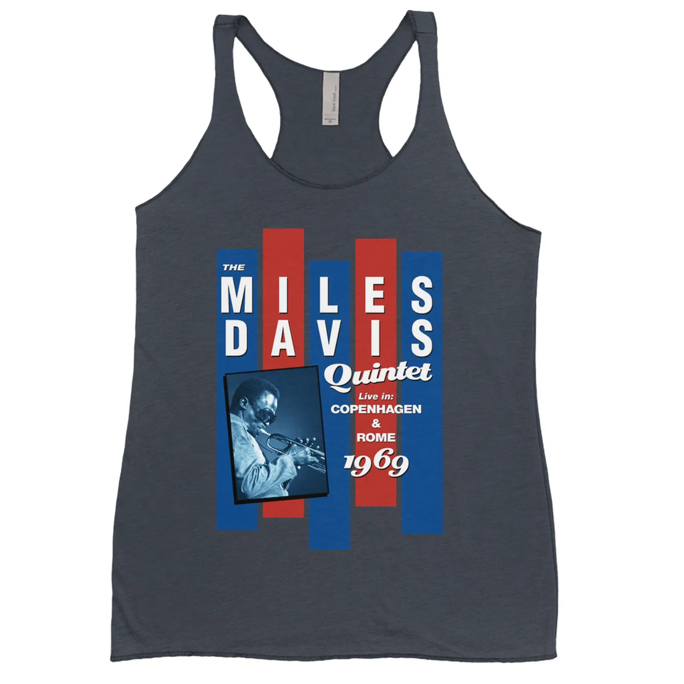 Miles Davis Ladies' Tank Top | Miles Quintet Concert Flyer Miles Davis Shirt (Merchbar Exclusive)