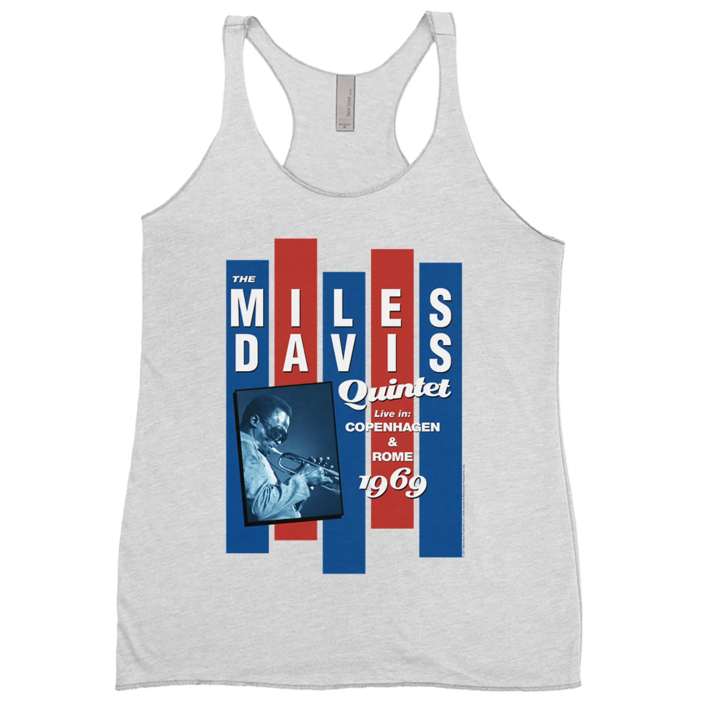 Miles Davis Ladies' Tank Top | Miles Quintet Concert Flyer Miles Davis Shirt (Merchbar Exclusive)