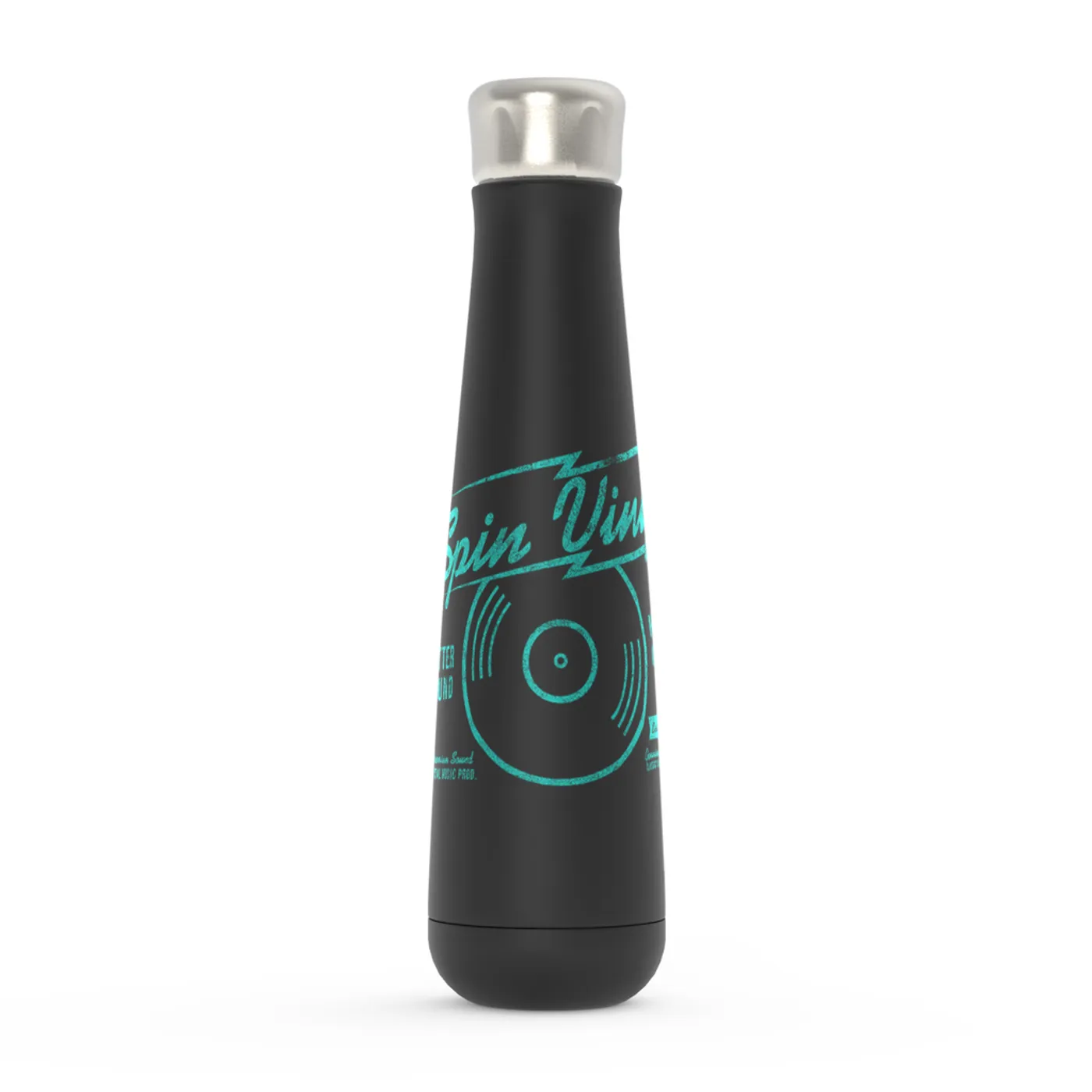 Merchbar Music Life Water Bottle | Spin Vinyl Merchbar Music Life Water Bottle