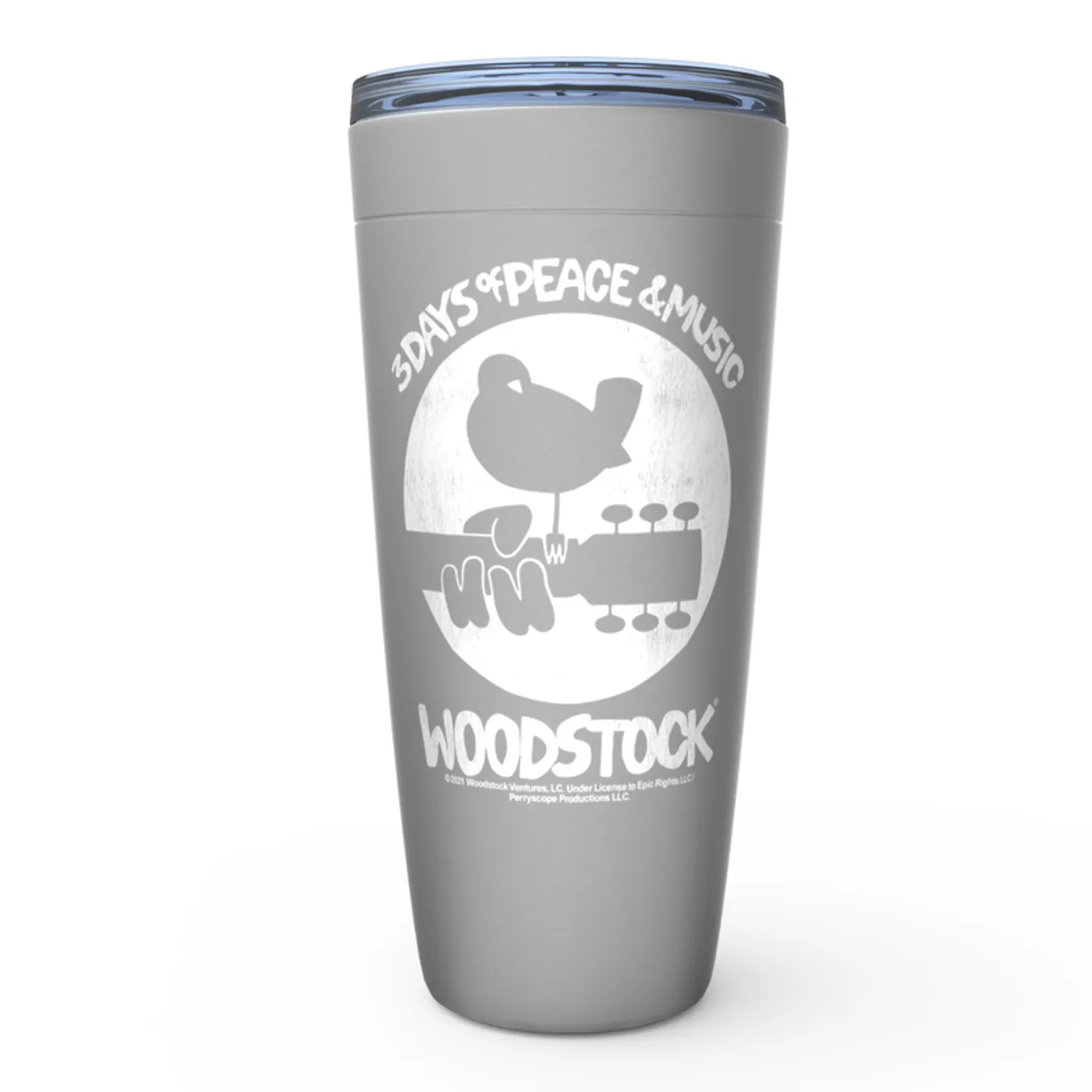 Woodstock Viking Tumbler | Woodstock Bird And Guitar All In White Woodstock Tumbler (Merchbar Exclusive)