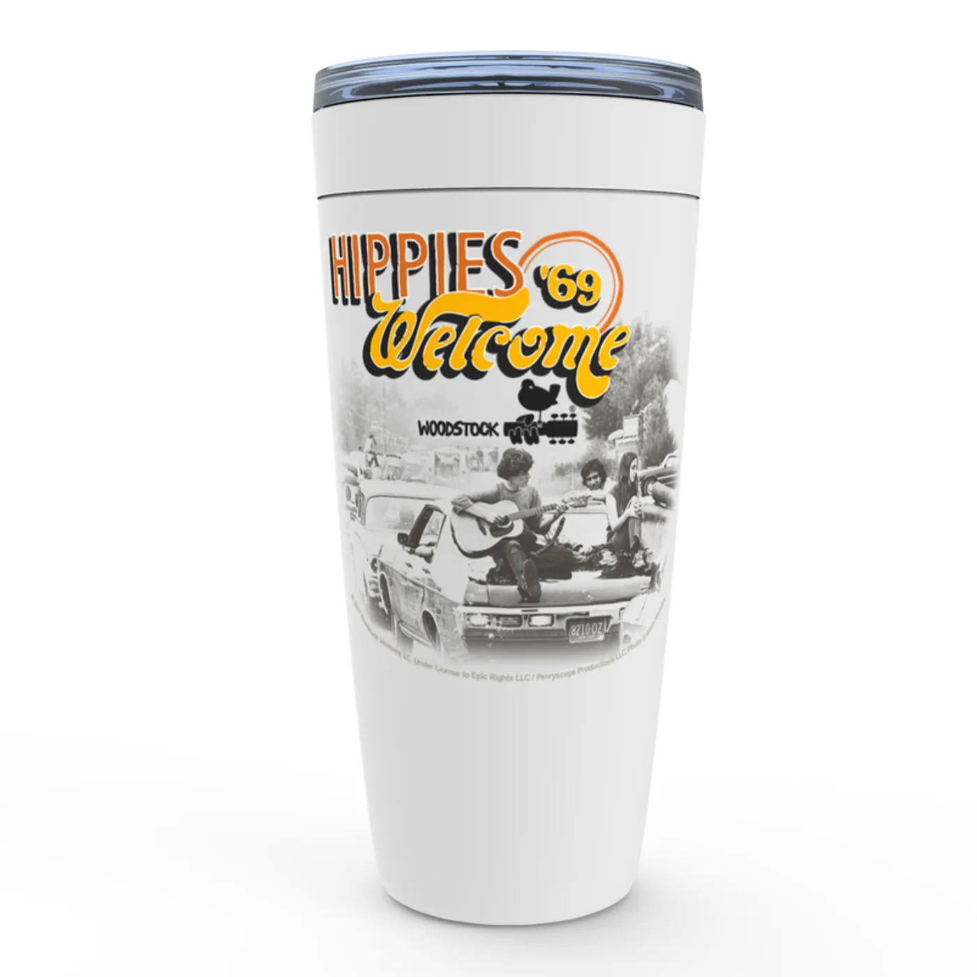 Woodstock Viking Tumbler | Hippies Welcome 1969 Woodstock Tumbler (Merchbar Exclusive)