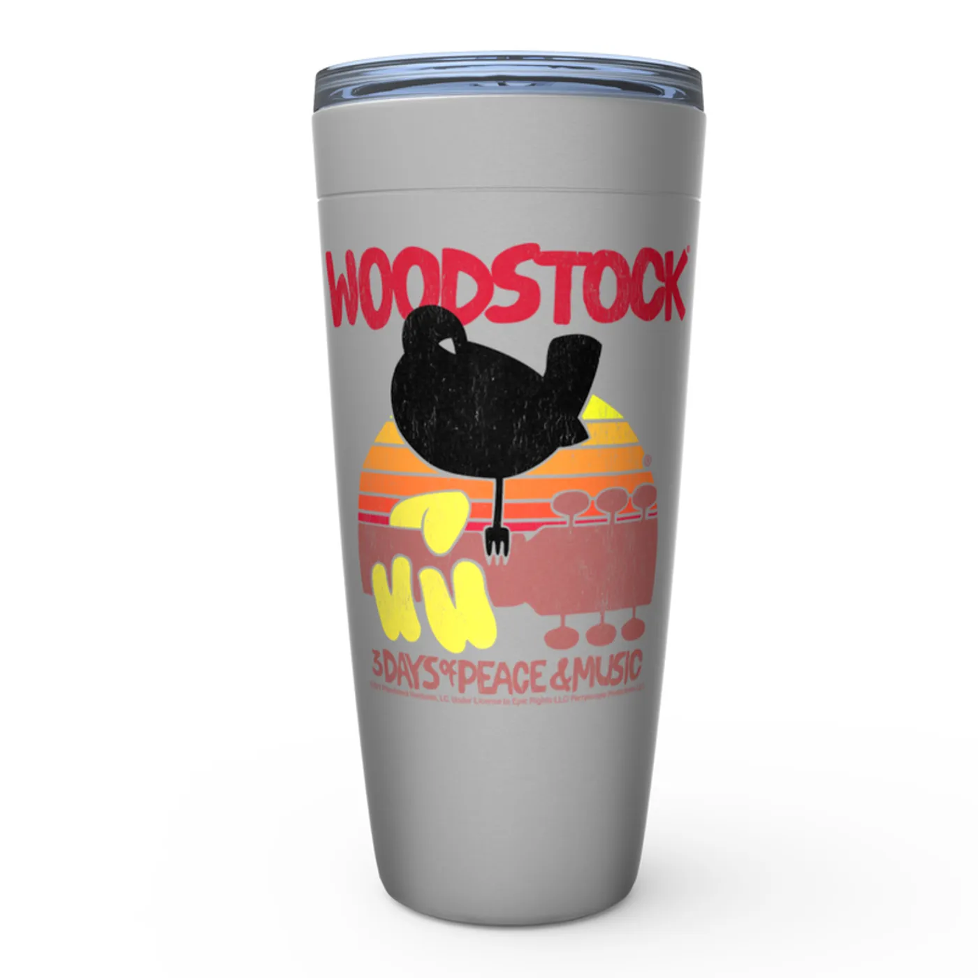 Woodstock Viking Tumbler | Bird And Guitar Woodstock Sunset Woodstock Tumbler (Merchbar Exclusive)
