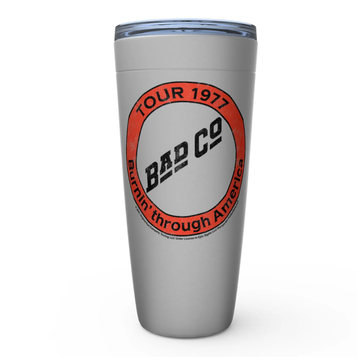 Bad Company Viking Tumbler | Burnin Sky Tour 1977 Distressed Bad Company Tumbler (Merchbar Exclusive)