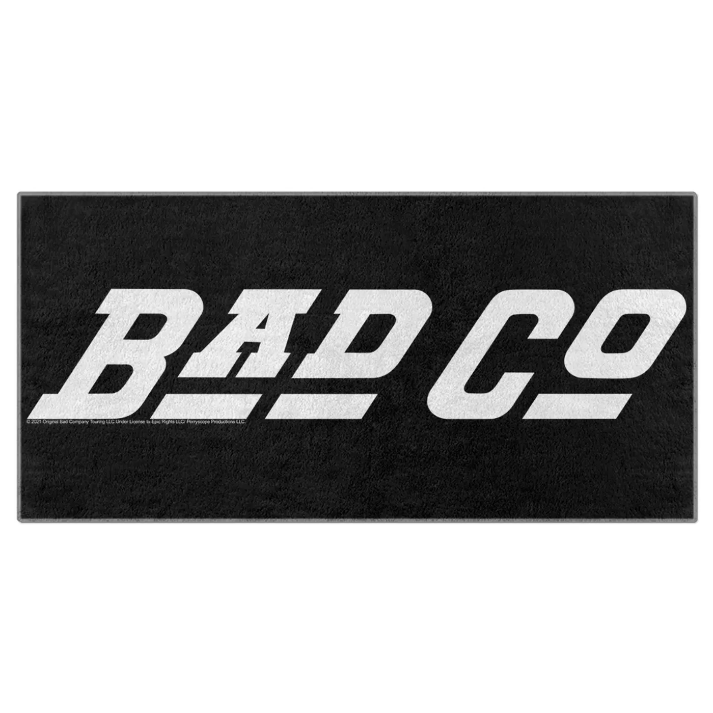 Bad Company Beach Towel | Classic Bad Company Logo White Bad Company Towel (Merchbar Exclusive)