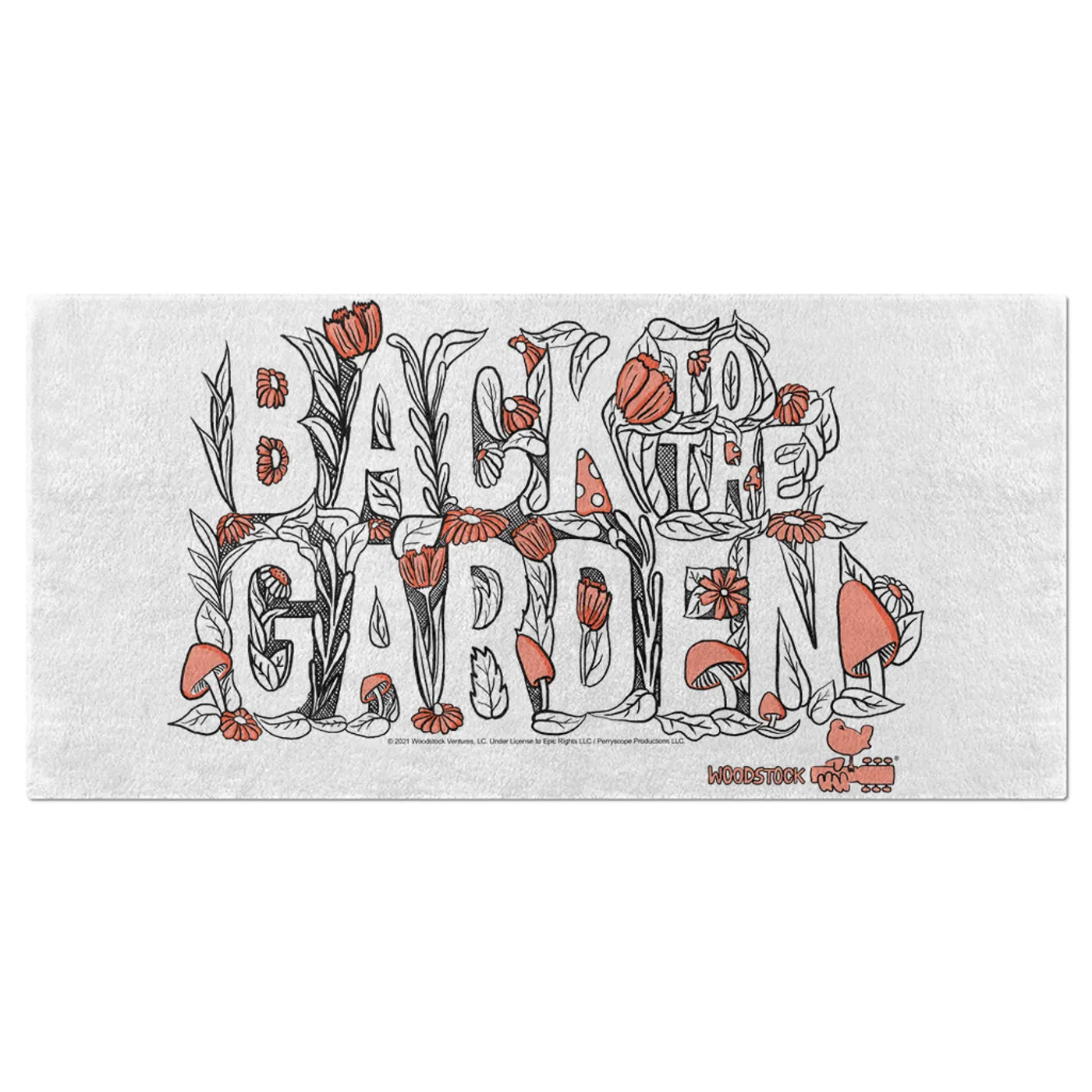 Woodstock Beach Towel | Back To The Garden Woodstock Towel (Merchbar Exclusive)