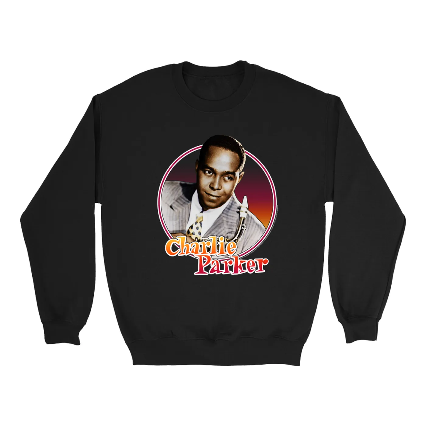 Charlie Parker Sweatshirt | Young Charlie Color Design Charlie Parker Sweatshirt (Merchbar Exclusive)