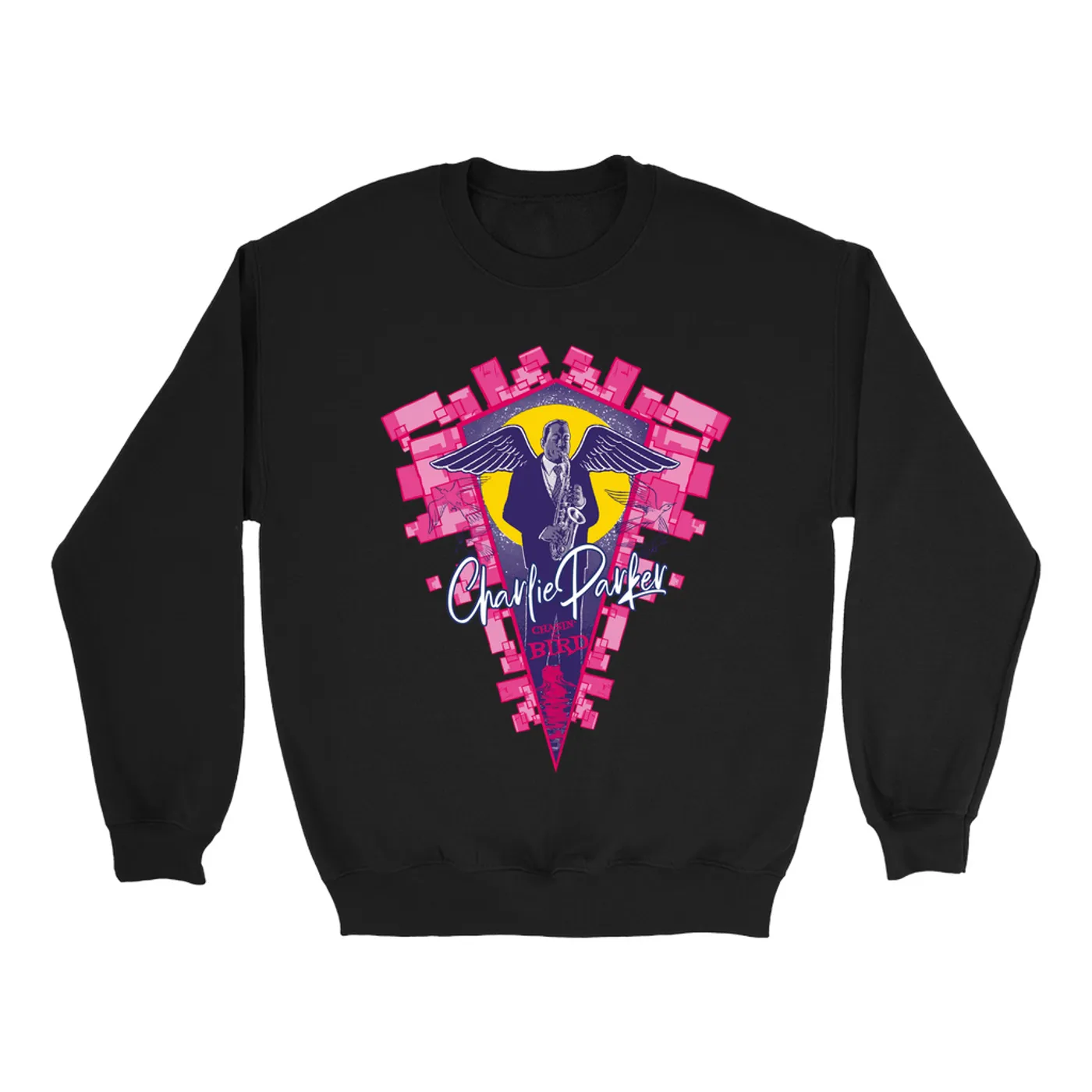 Charlie Parker Sweatshirt | Chasin' The Bird Charlie Wing Art Charlie Parker Sweatshirt