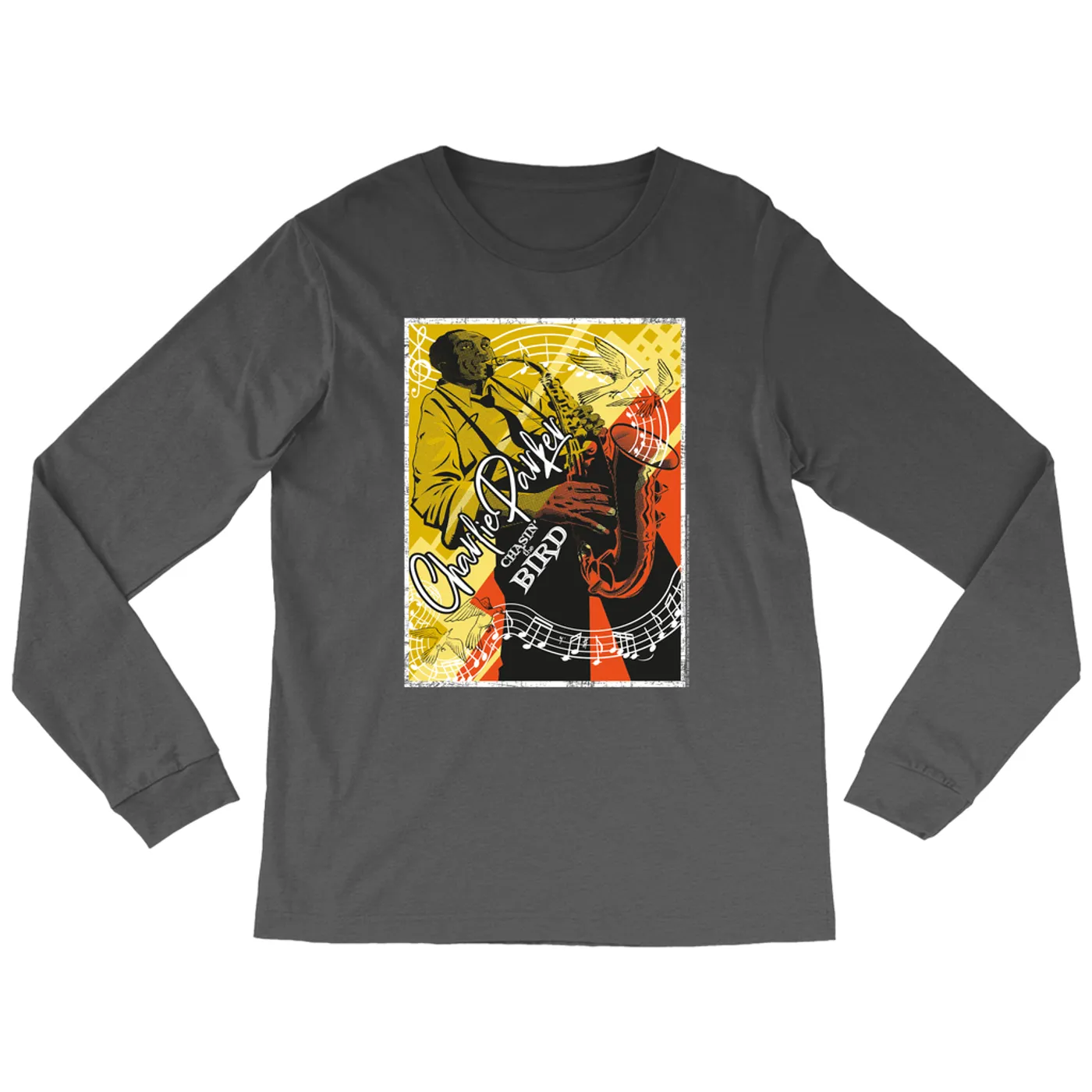 Charlie Parker Long Sleeve Shirt | Chasin' The Bird Charlie Parker Art Image Charlie Parker Shirt
