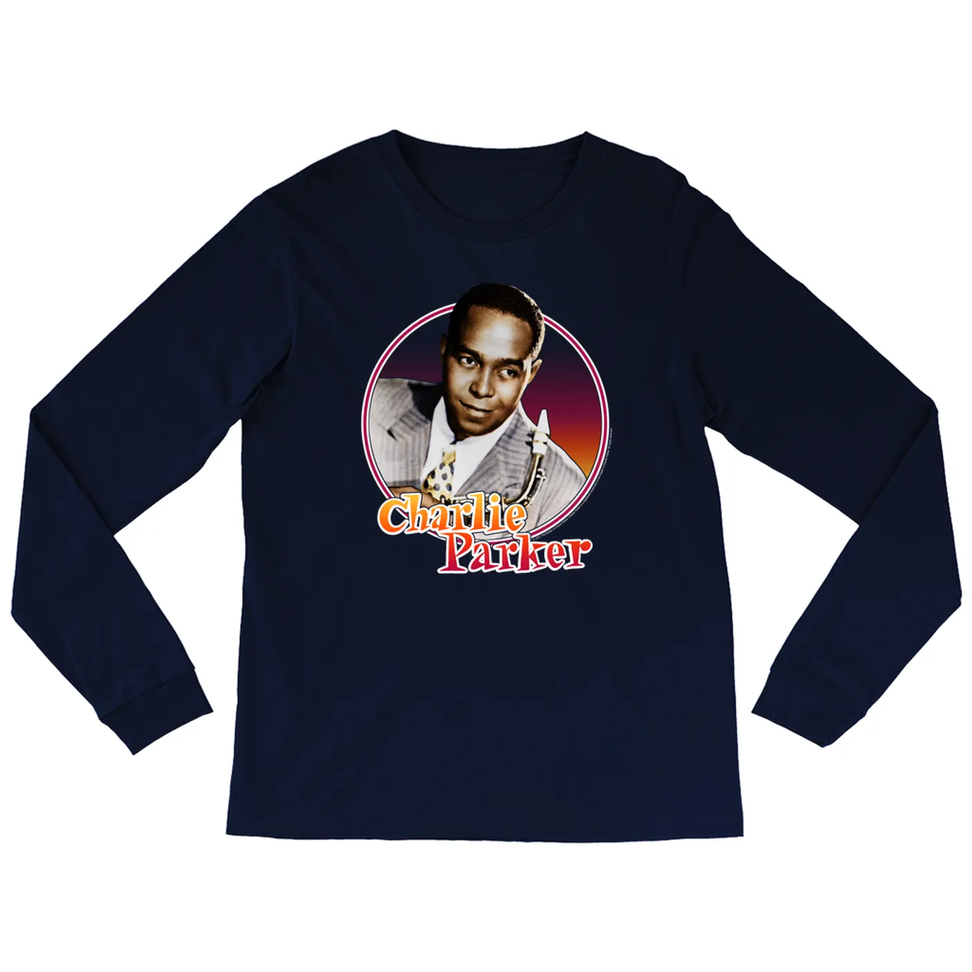 Charlie Parker Long Sleeve Shirt | Young Charlie Color Design Charlie Parker Shirt (Merchbar Exclusive)