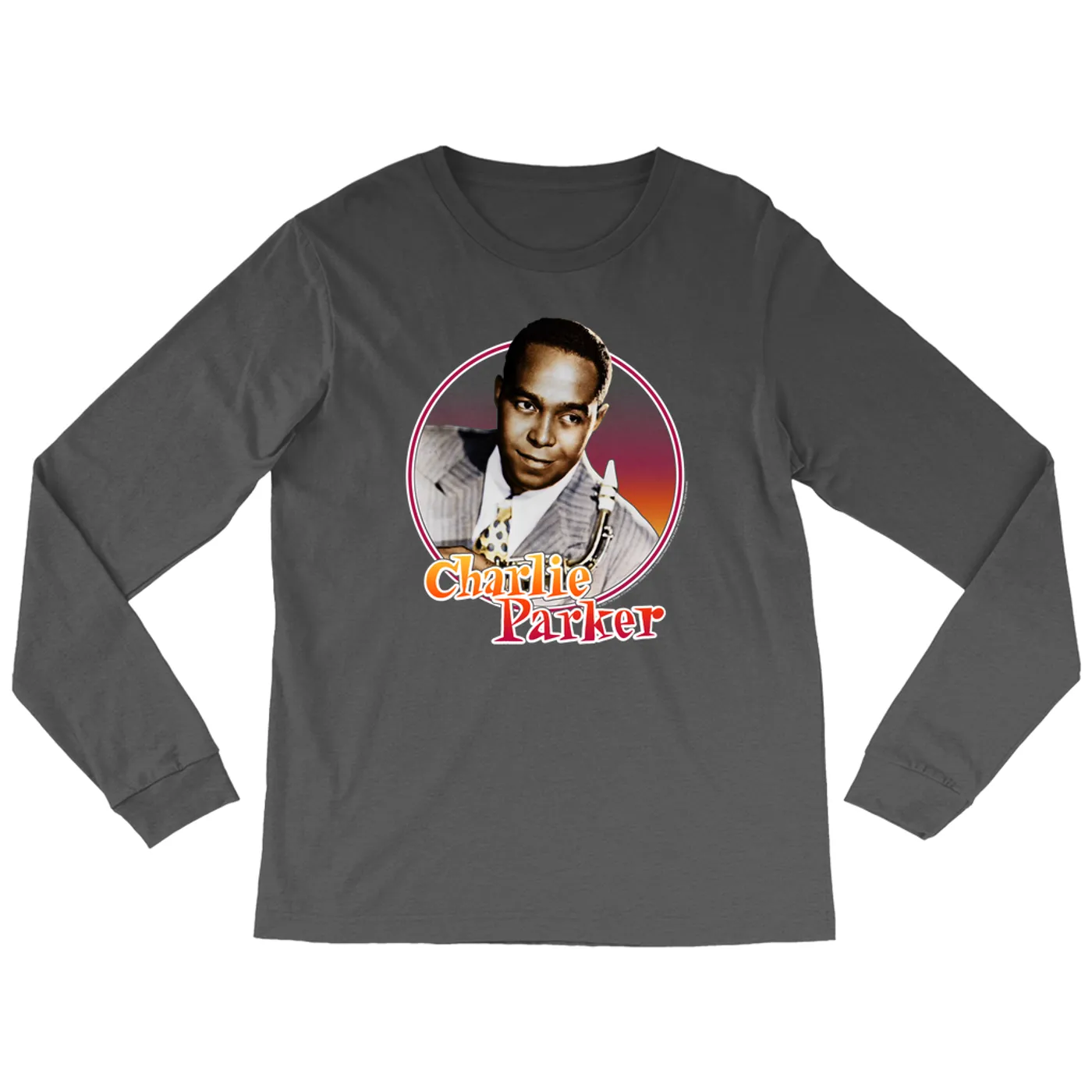Charlie Parker Long Sleeve Shirt | Young Charlie Color Design Charlie Parker Shirt (Merchbar Exclusive)