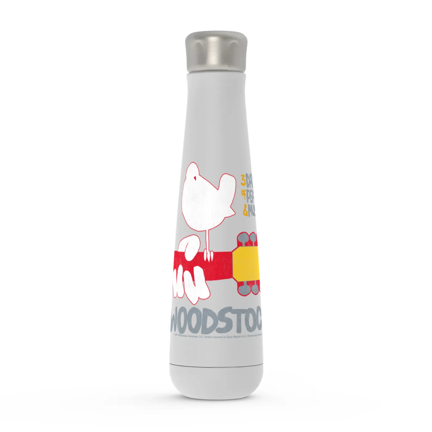 Woodstock Peristyle Water Bottle | 3 Days Of Peace And Music Logo Woodstock Water Bottle (Merchbar Exclusive)