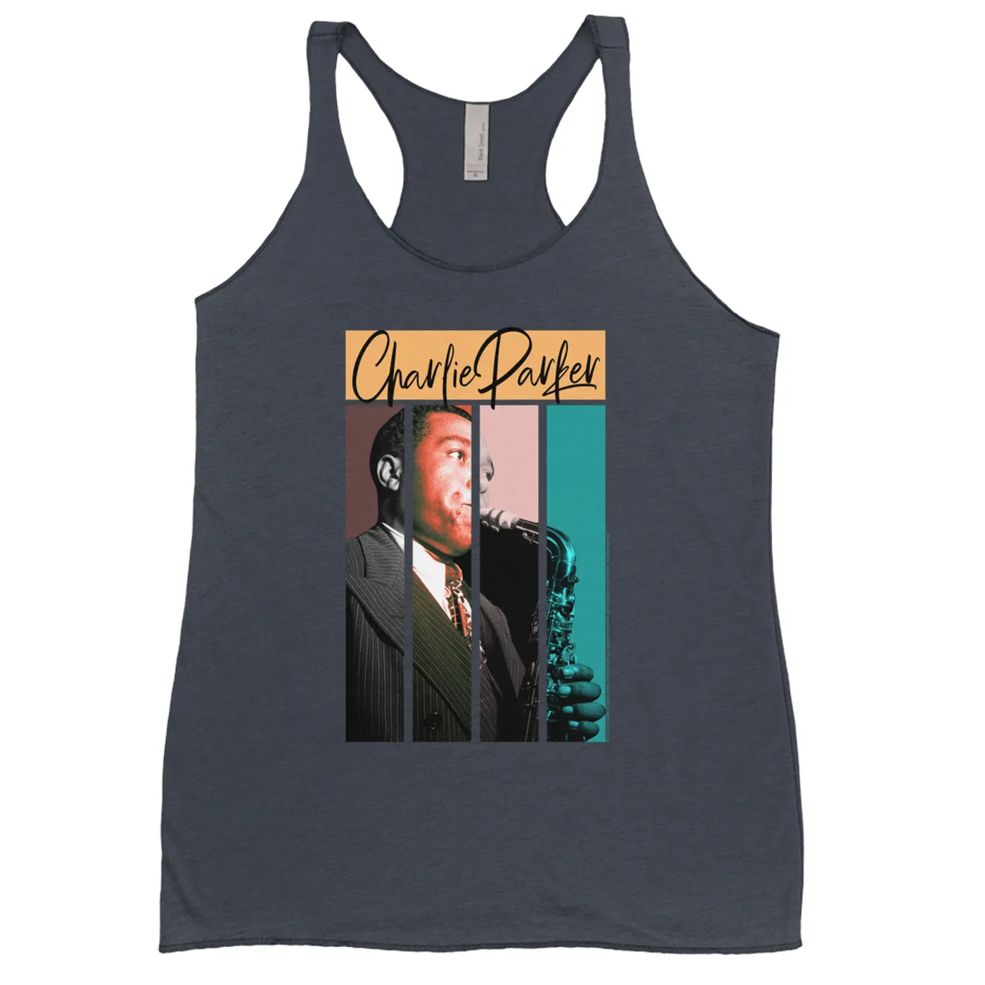 Charlie Parker Ladies' Tank Top | Multi-Color Charlie Photo Design Charlie Parker Shirt
