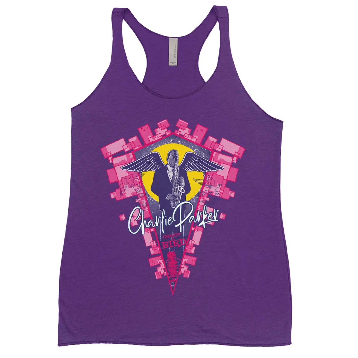 Charlie Parker Ladies' Tank Top | Chasin' The Bird Charlie Wing Art Charlie Parker Shirt
