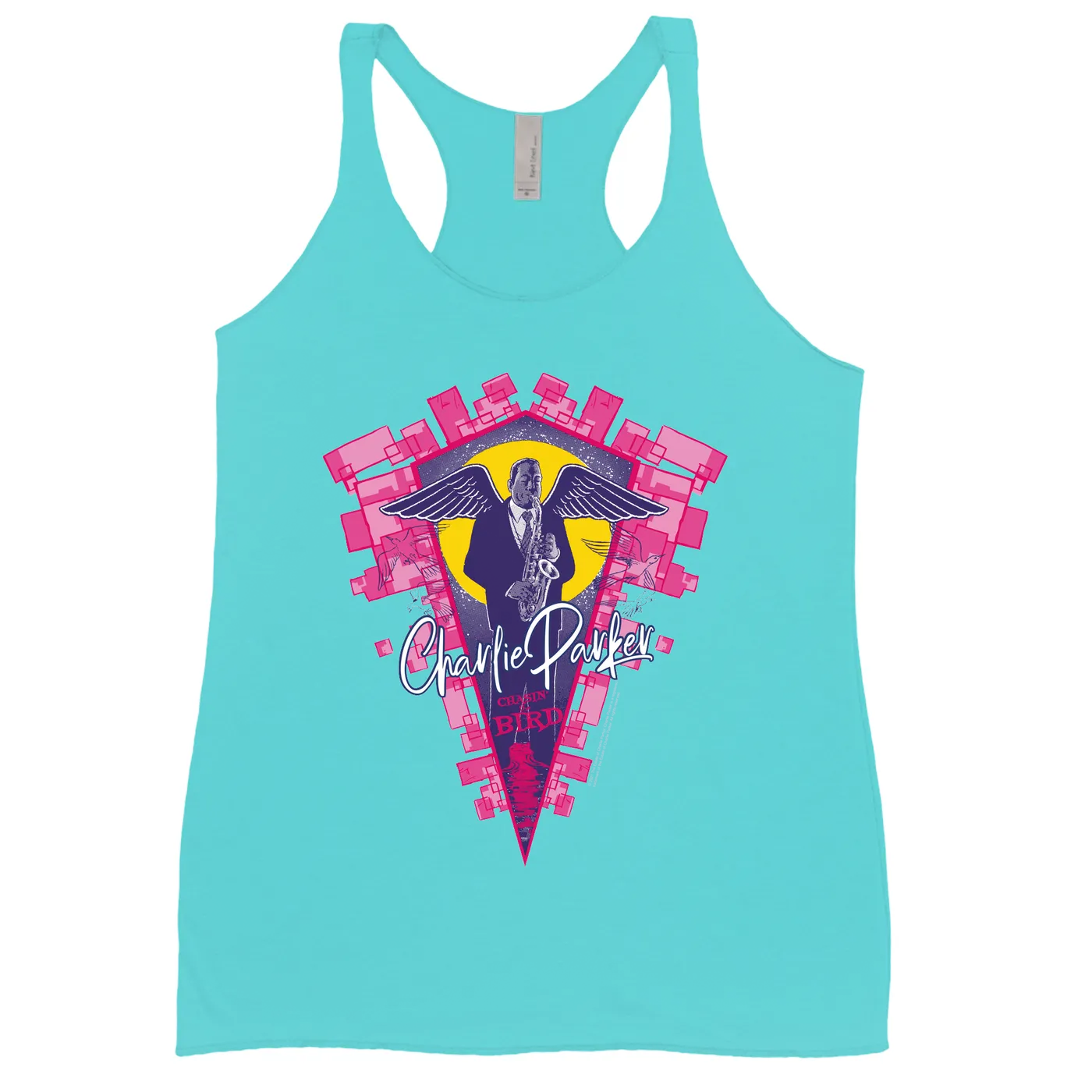 Charlie Parker Ladies' Tank Top | Chasin' The Bird Charlie Wing Art Charlie Parker Shirt