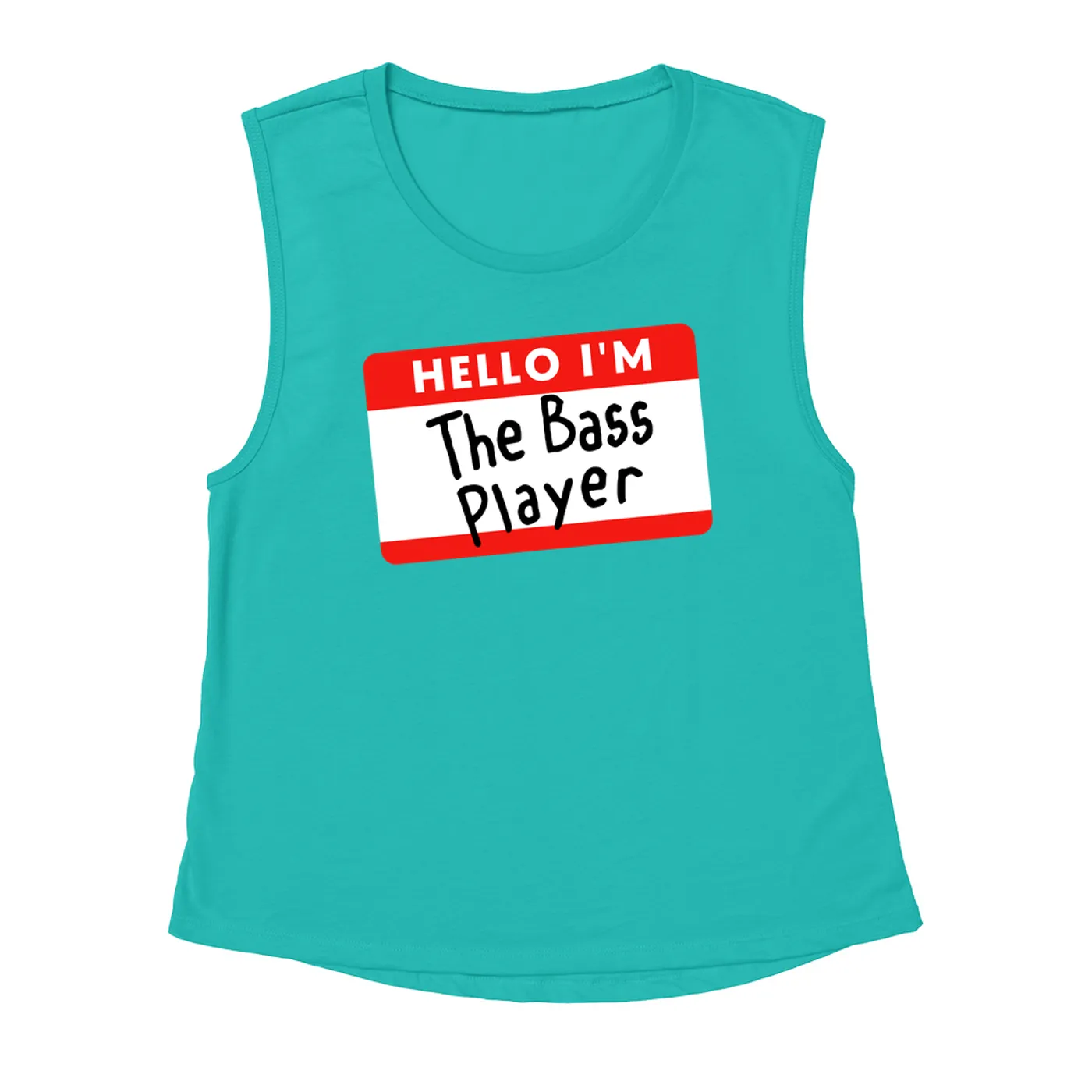 Merchbar Music Life Muscle Tank | Hello I'm The Bass Player Merchbar Music Life Tank Top
