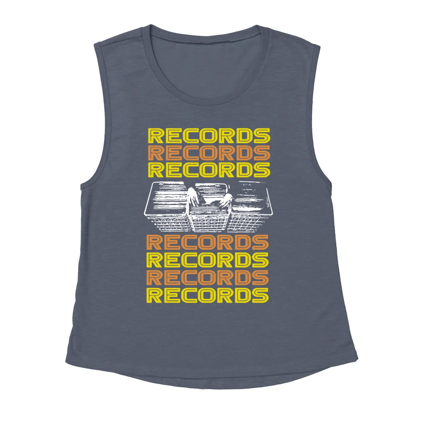 Merchbar Music Life Muscle Tank | Milk Crate Digger Merchbar Music Life Tank Top