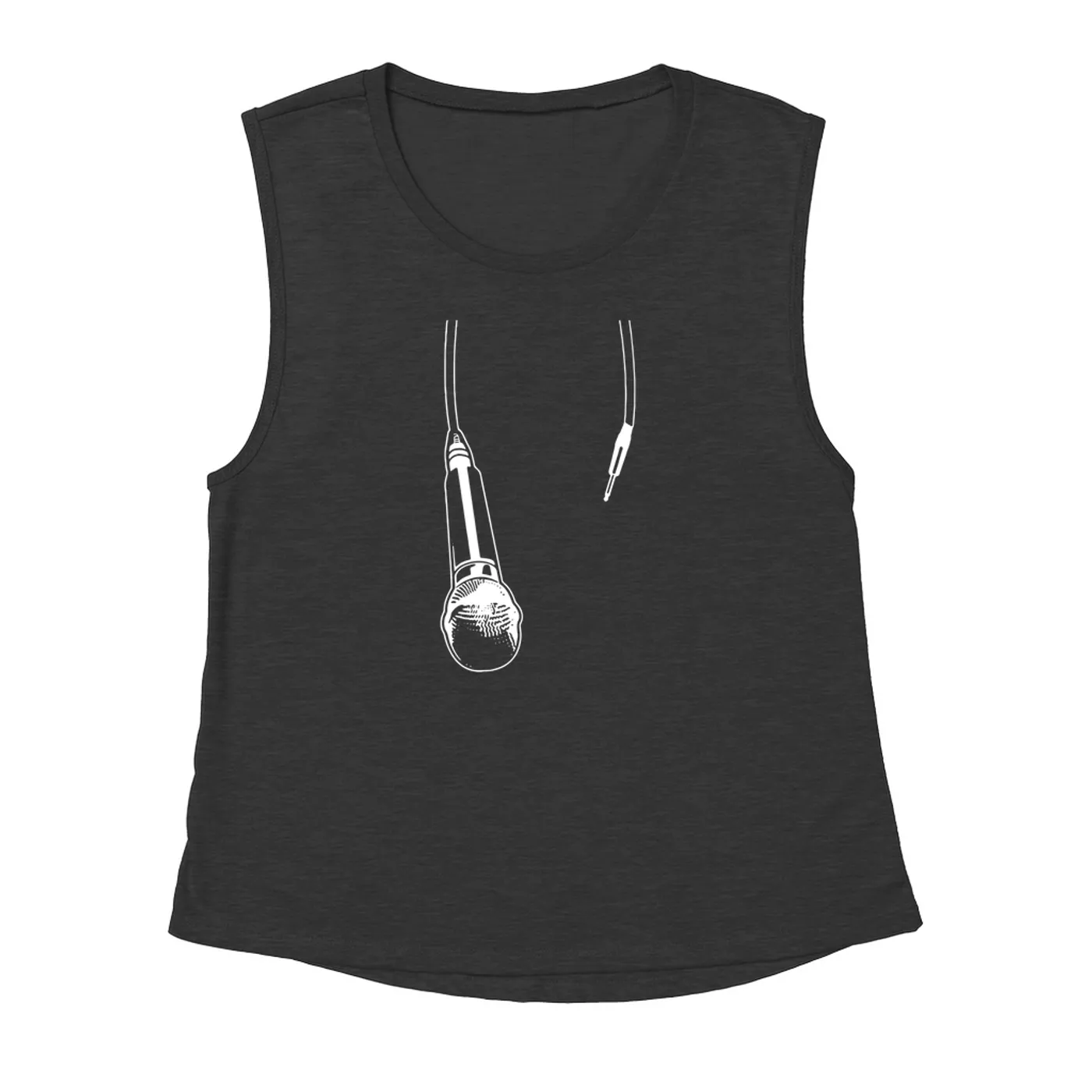 Merchbar Music Life Muscle Tank | Let The Mic Hang Merchbar Music Life Tank Top