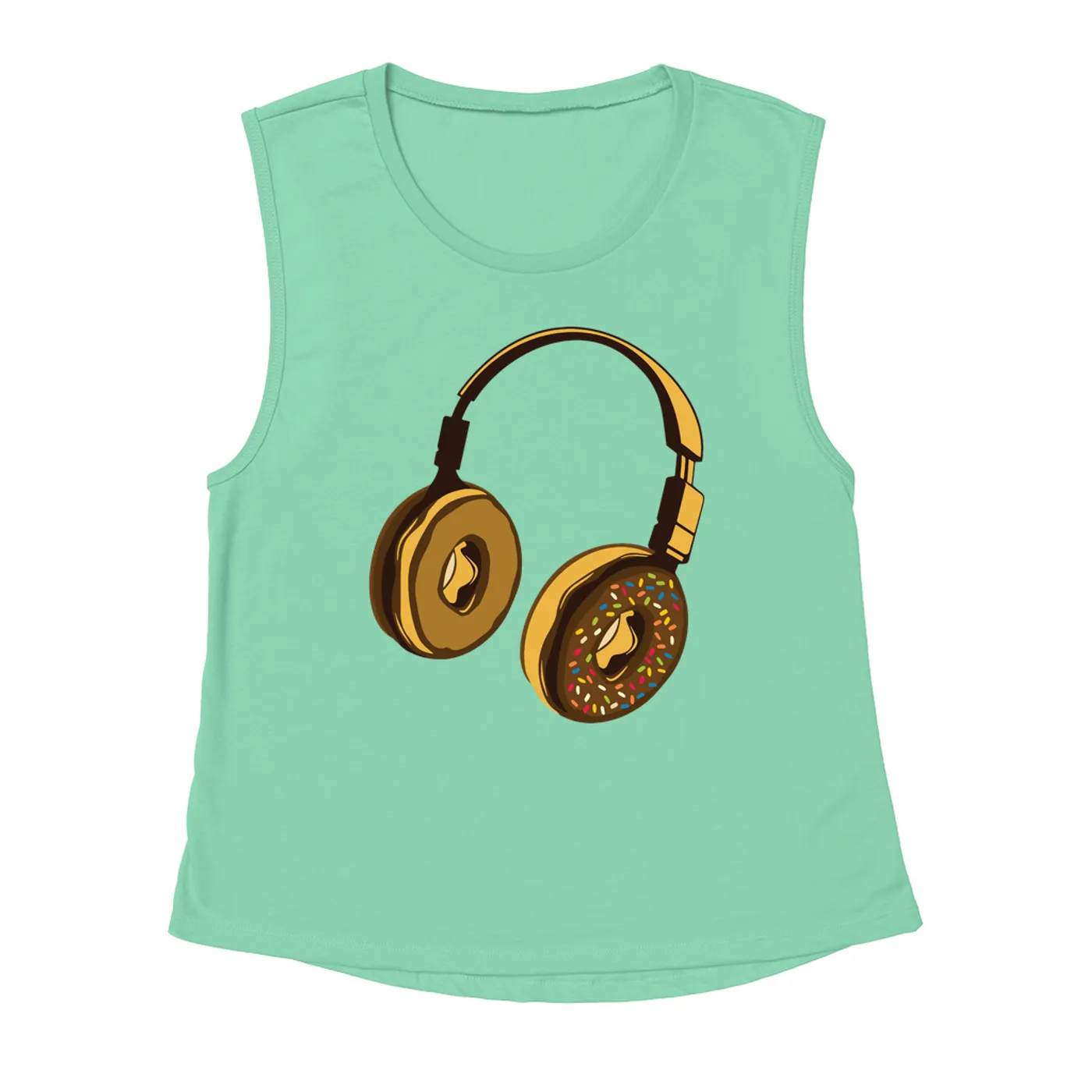 Merchbar Music Life Muscle Tank | Delicious Donut Beats Merchbar Music Life Tank Top