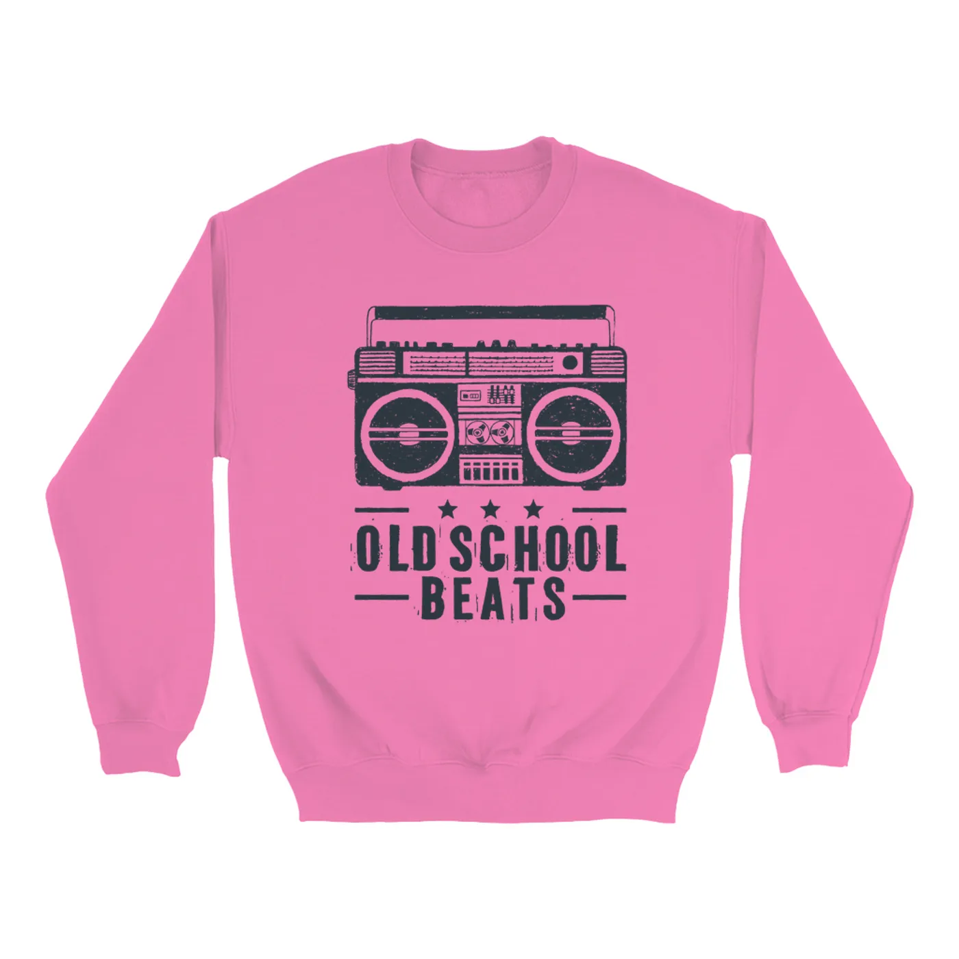 Merchbar Music Life Colorful Sweatshirt | Old School Beats Merchbar Music Life Sweatshirt