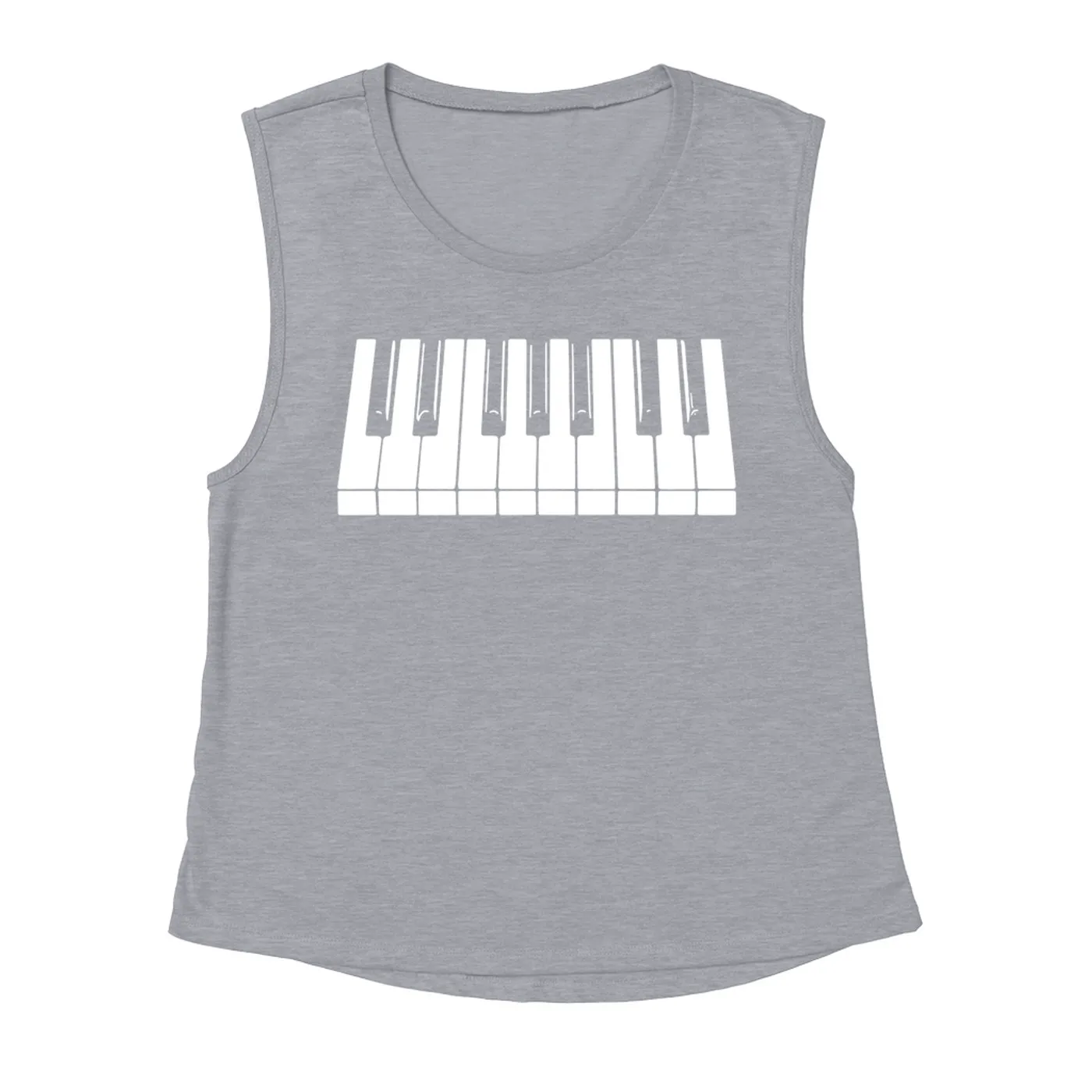 Merchbar Music Life Muscle Tank | Piano Keys Merchbar Music Life Tank Top