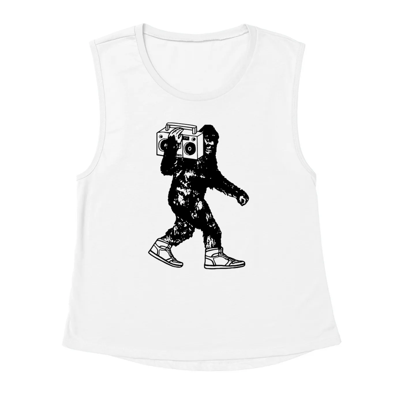 Merchbar Music Life Muscle Tank | Bigfoot Boombox Merchbar Music Life Tank Top