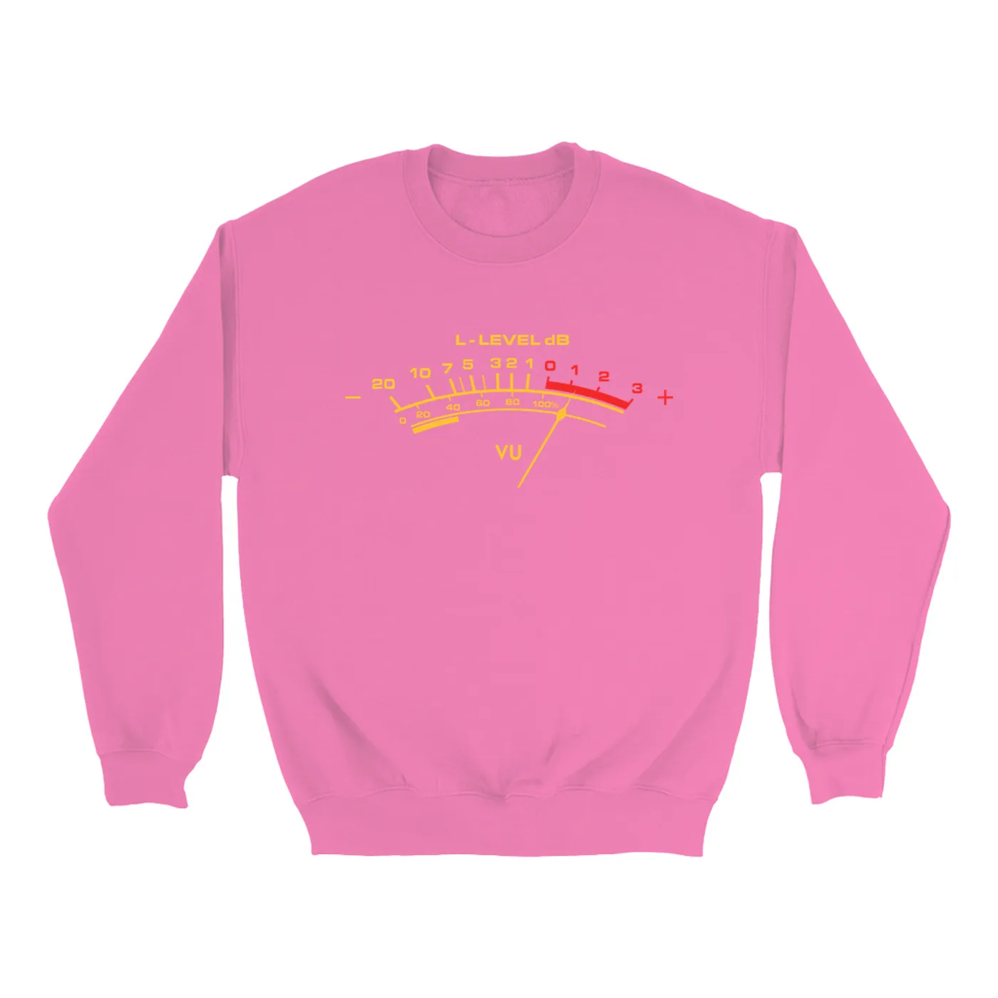 Merchbar Music Life Colorful Sweatshirt | VU Audio Meter Merchbar Music Life Sweatshirt