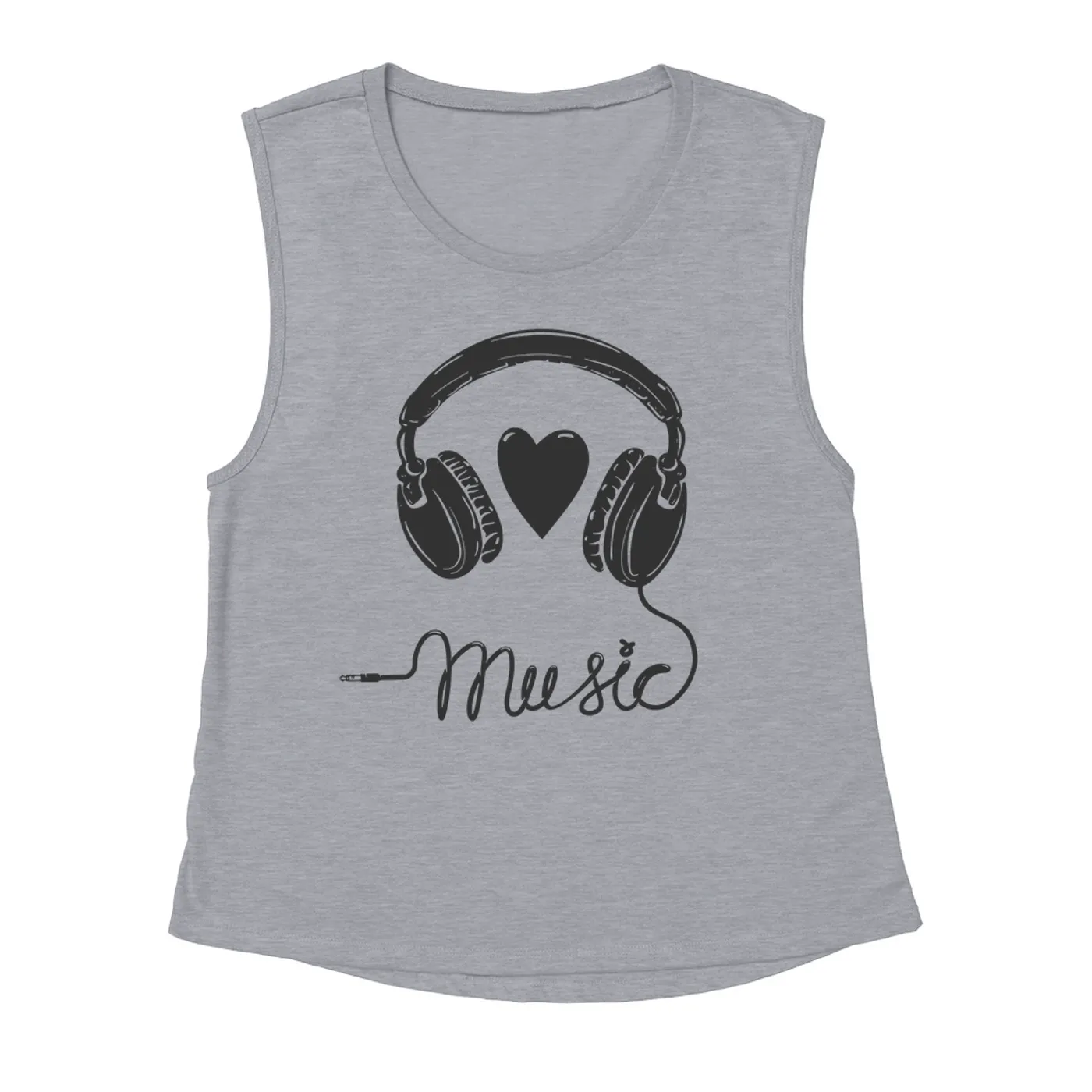 Merchbar Music Life Muscle Tank | I Heart Music Merchbar Music Life Tank Top