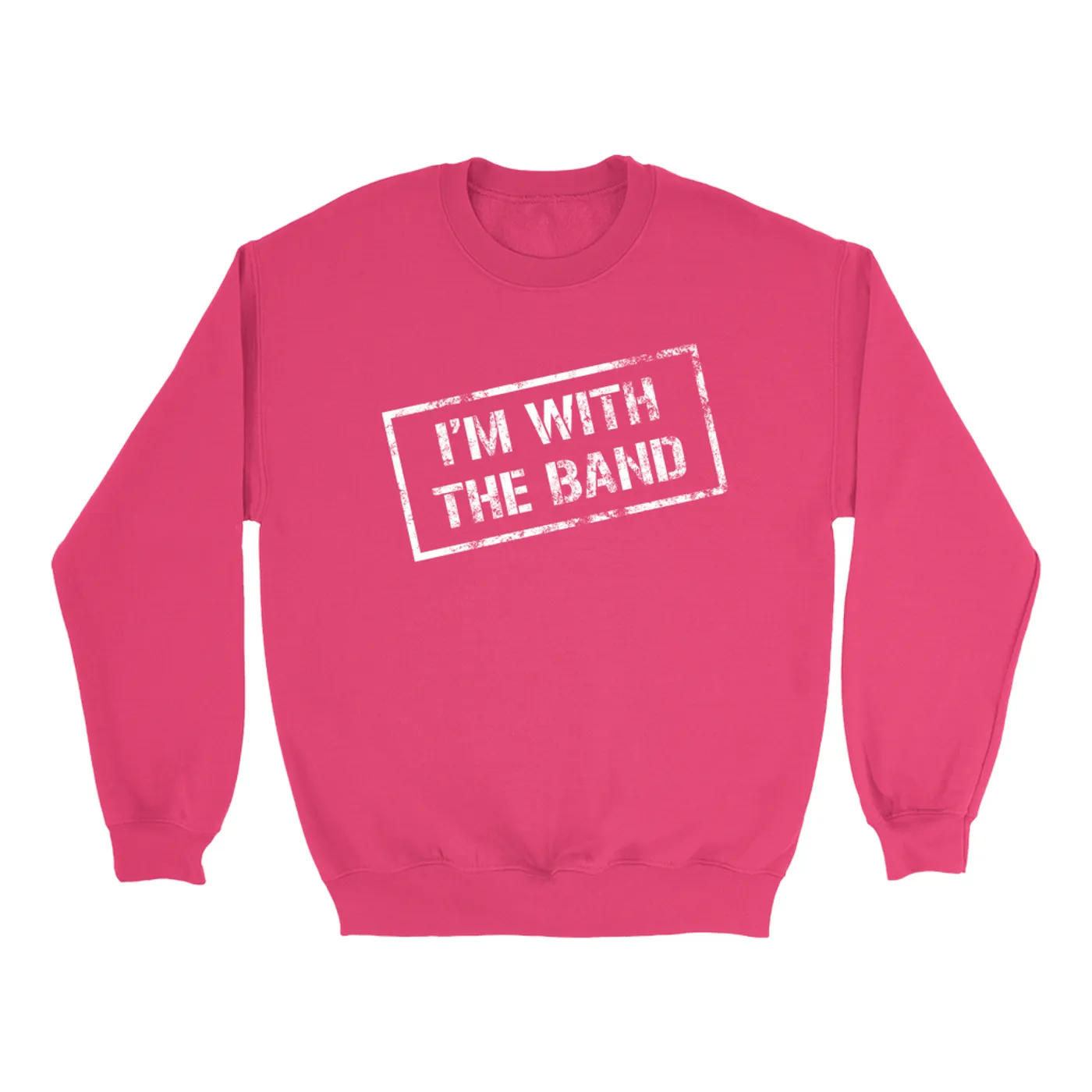 Merchbar Music Life Colorful Sweatshirt | I'm With The Band Merchbar Music Life Sweatshirt