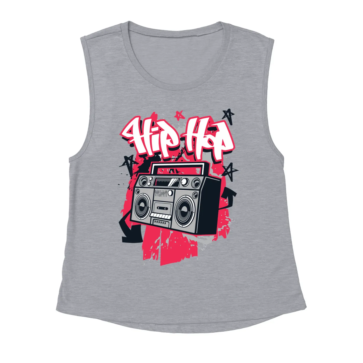 Merchbar Music Life Muscle Tank | Hip Hop Life Merchbar Music Life Tank Top