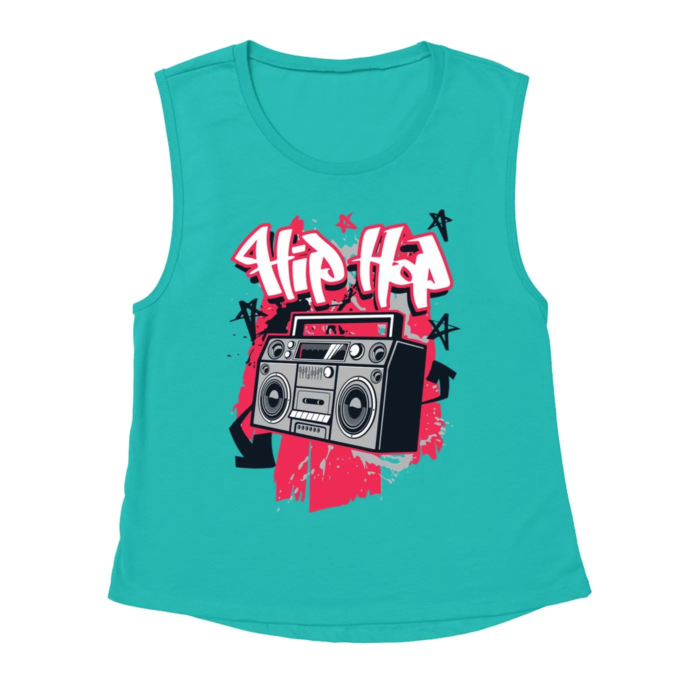 Merchbar Music Life Muscle Tank | Hip Hop Life Merchbar Music Life Tank Top