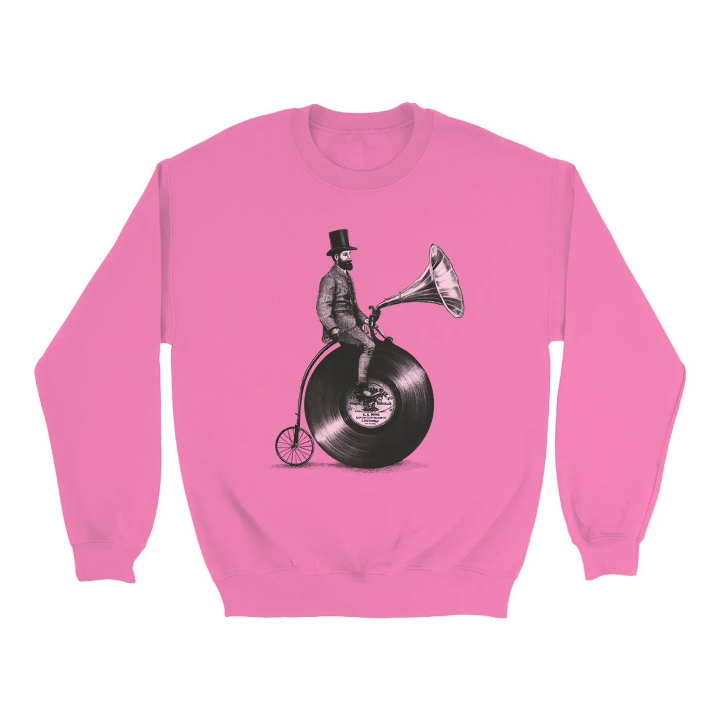 Merchbar Music Life Colorful Sweatshirt | Riding The Gramophone Merchbar Music Life Sweatshirt