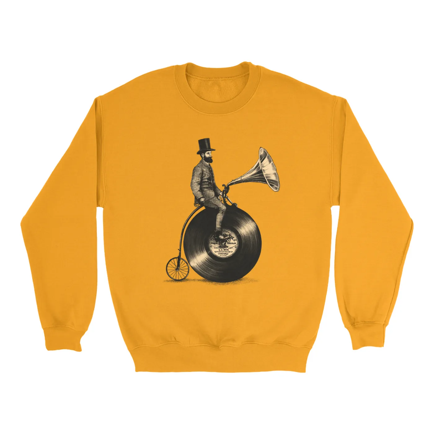 Merchbar Music Life Colorful Sweatshirt | Riding The Gramophone Merchbar Music Life Sweatshirt