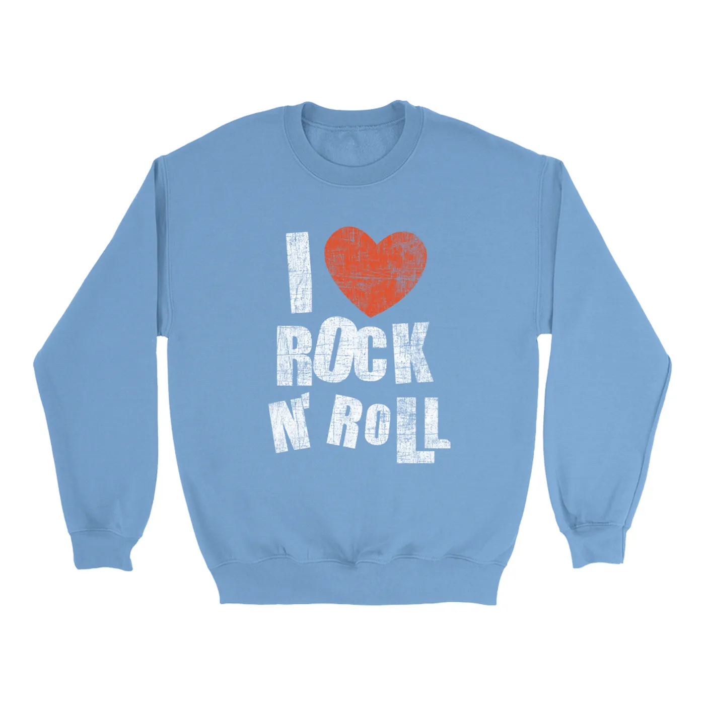 Merchbar Music Life Colorful Sweatshirt | I Heart Rock n' Roll Merchbar Music Life Sweatshirt