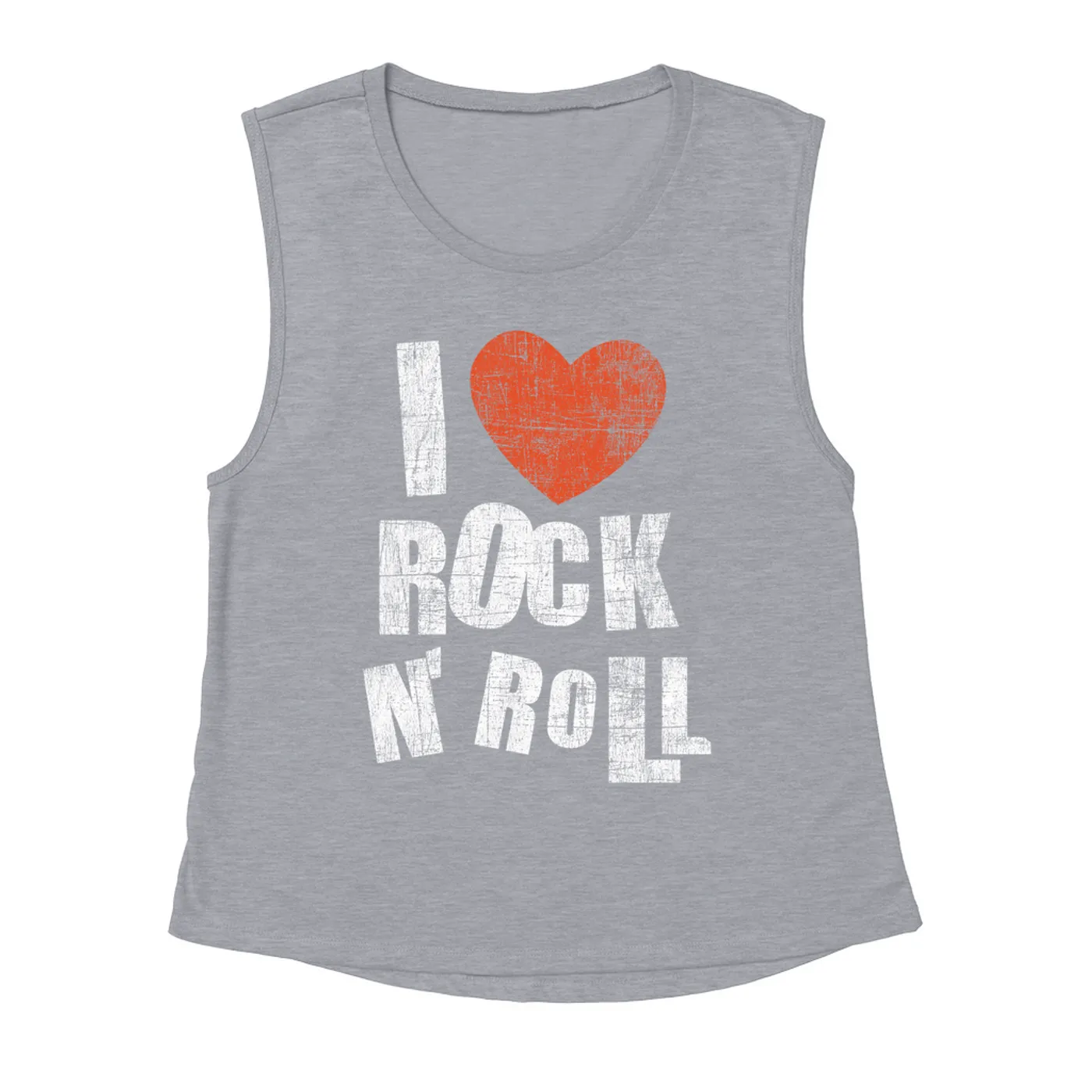 Merchbar Music Life Muscle Tank | I Heart Rock n' Roll Merchbar Music Life Tank Top