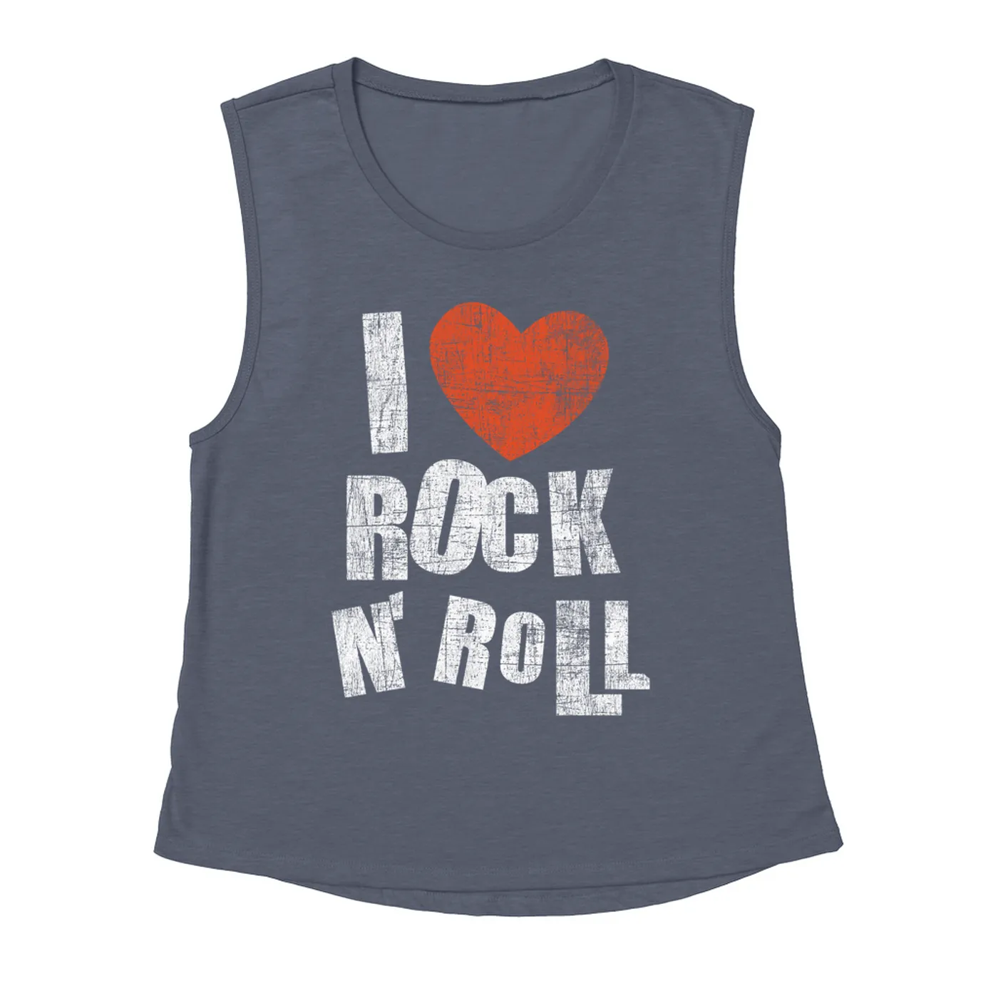 Merchbar Music Life Muscle Tank | I Heart Rock n' Roll Merchbar Music Life Tank Top