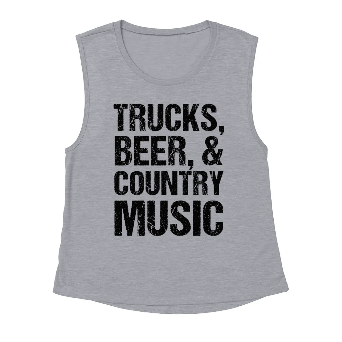 Merchbar Music Life Muscle Tank | Trucks, Beer, Country Music Merchbar Music Life Tank Top