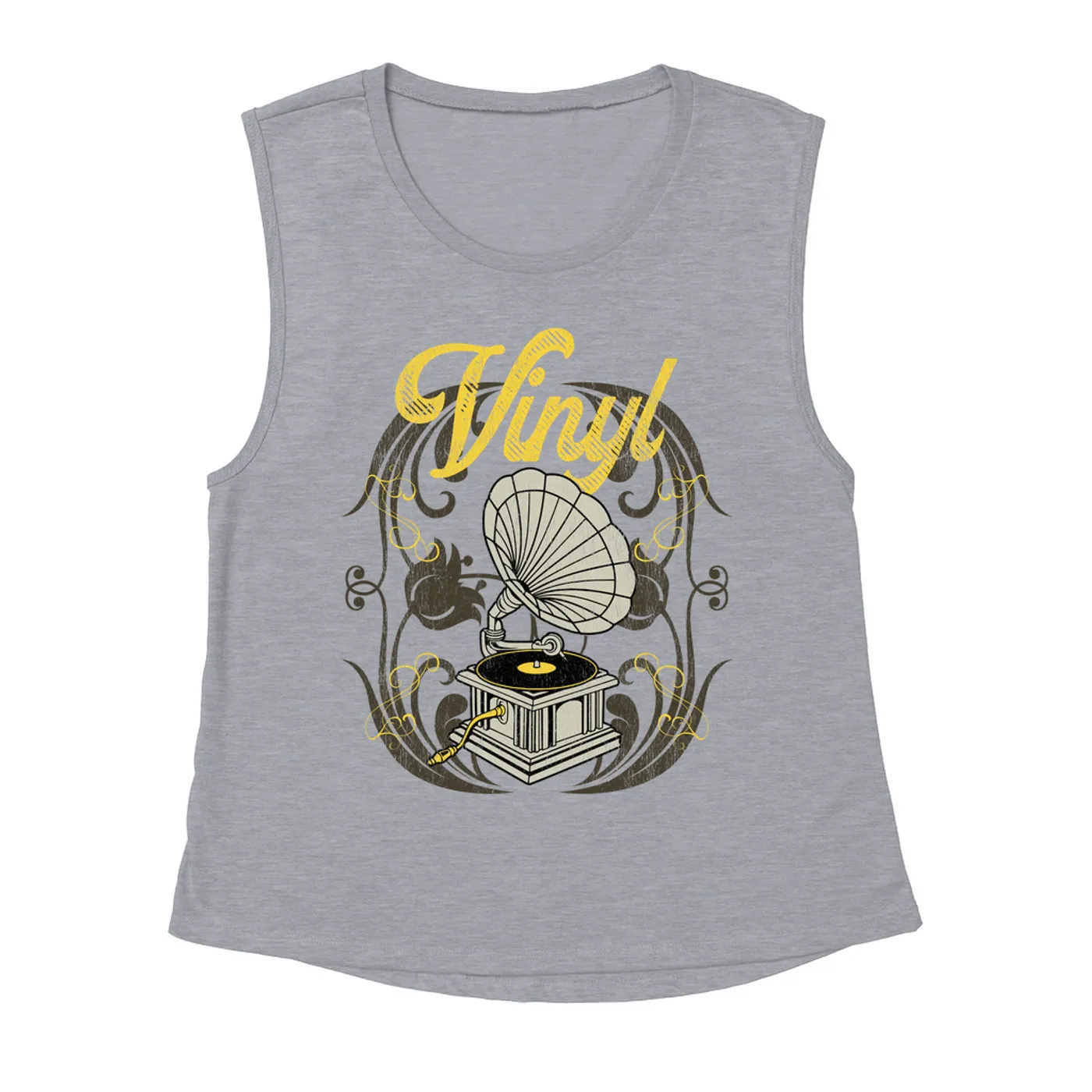 Merchbar Music Life Muscle Tank | Only Vintage Vinyl Merchbar Music Life Tank Top