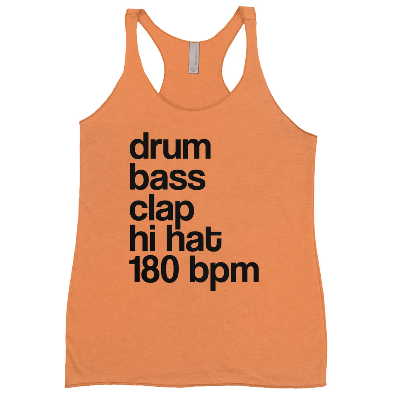 Merchbar Music Life Colorful Racerback Tank | Drum Bass Clap Merchbar Music Life Tank Top