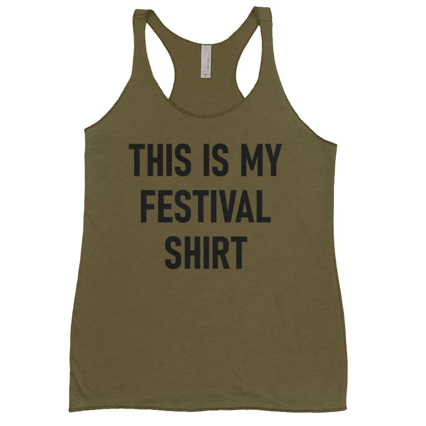 Merchbar Music Life Colorful Racerback Tank | This Is My Festival Merchbar Music Life Tank Top