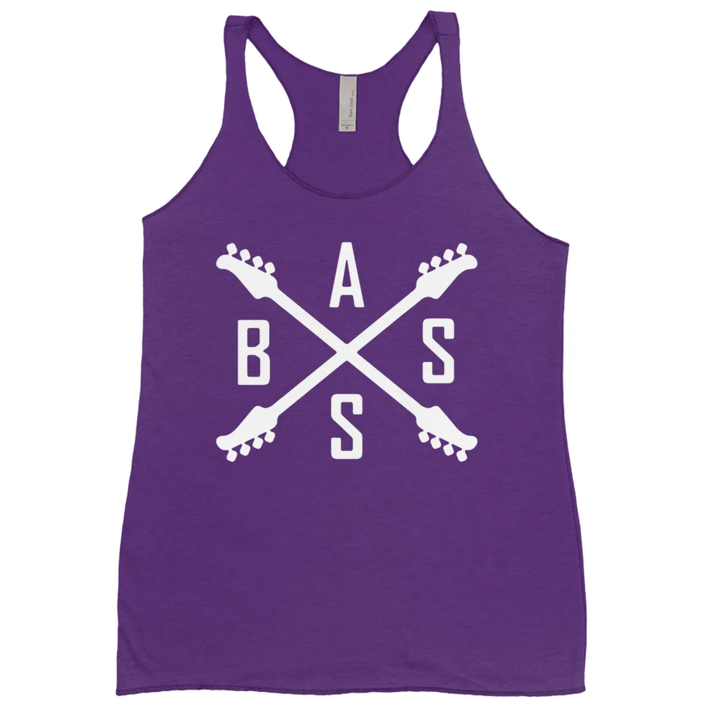 Merchbar Music Life Colorful Racerback Tank | Bass Player Emblem Merchbar Music Life Tank Top