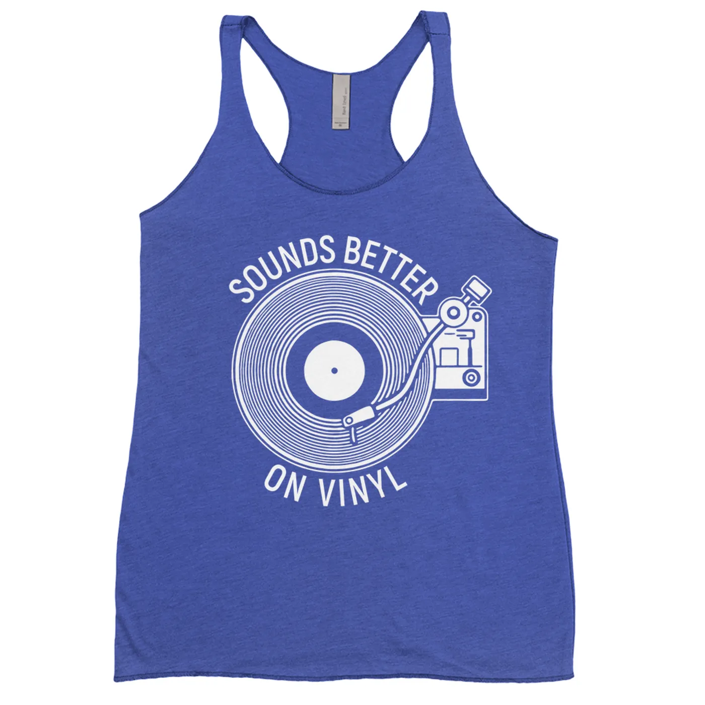 Merchbar Music Life Colorful Racerback Tank | Vinyl Sounds Better Merchbar Music Life Tank Top